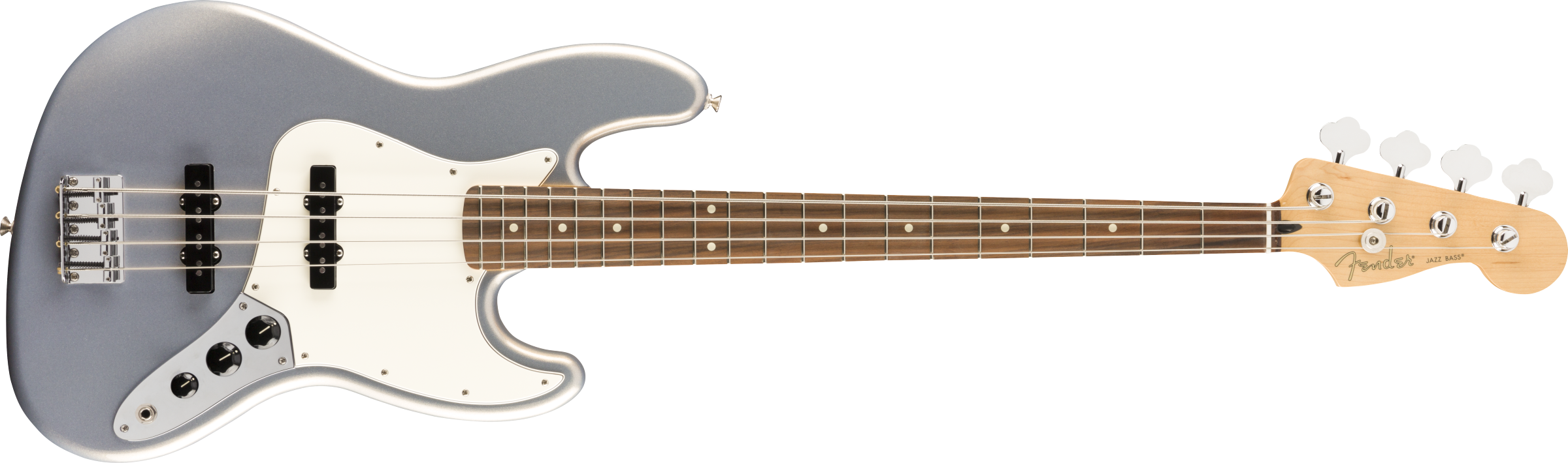 Fender Player Jazz Bass, Pau Ferro Fingerboard, Silver