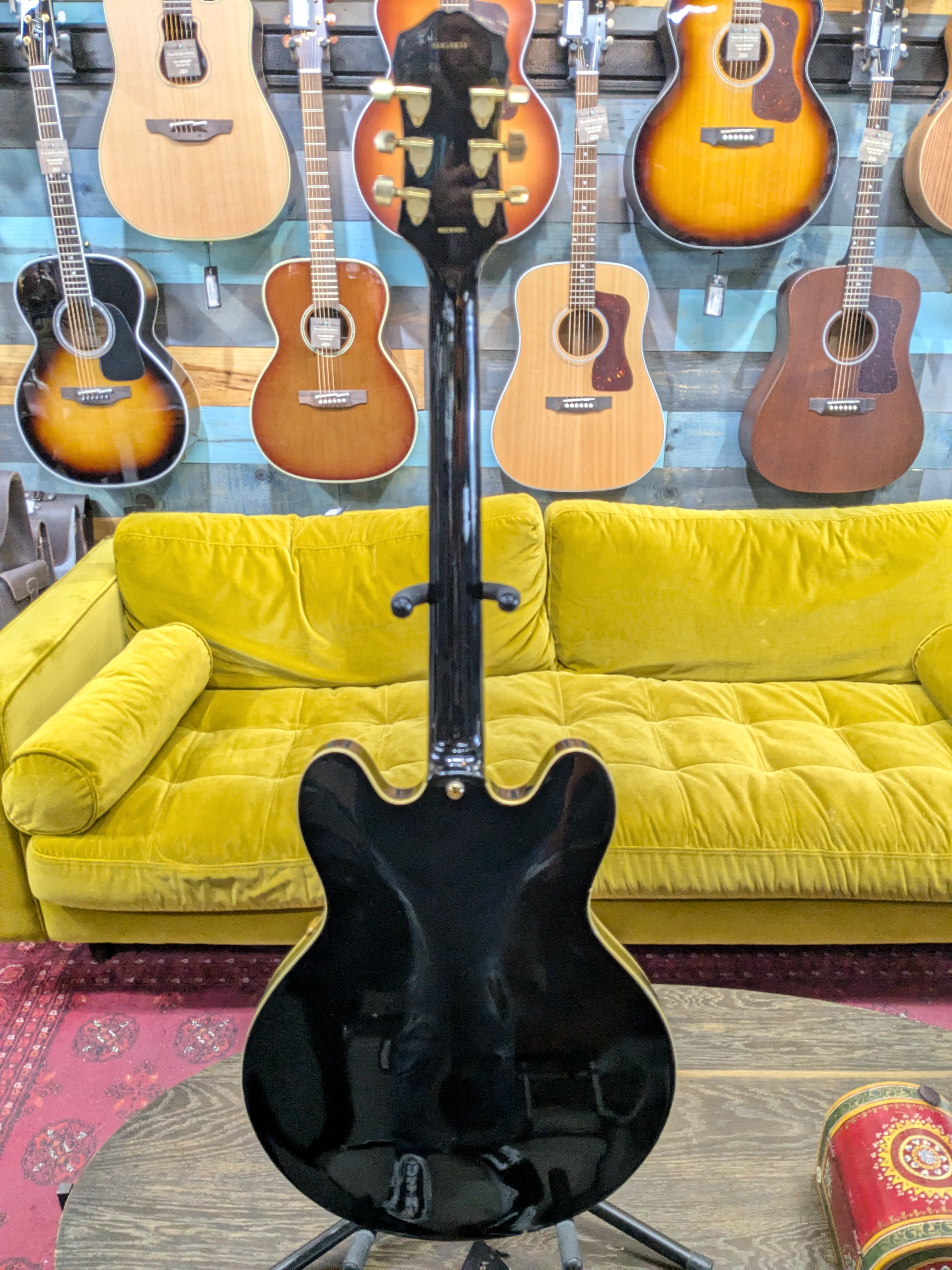 USED Epiphone Made in Korea Sheraton II Electric Guitar - Black
