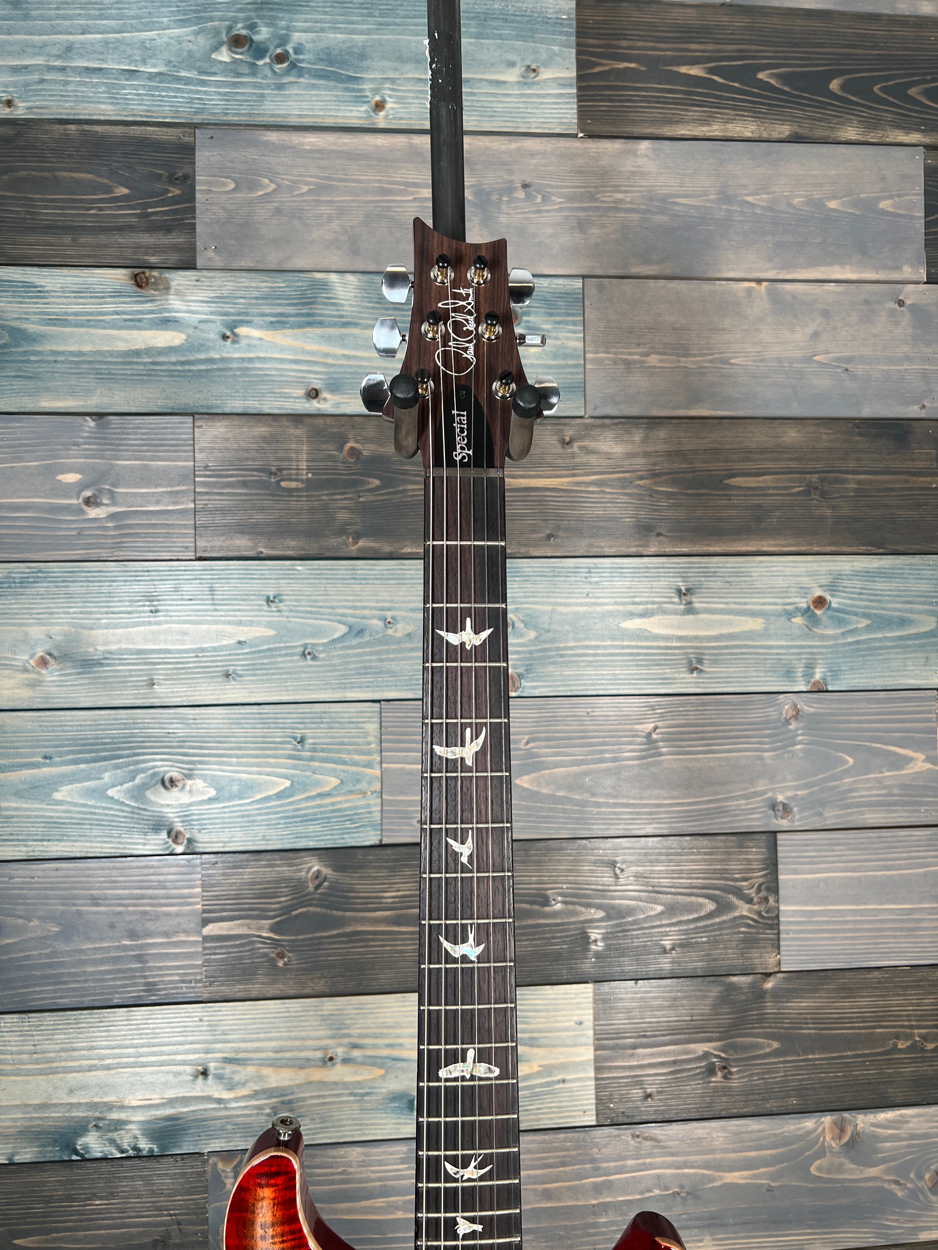 PRS Special Semi-Hollow Flame Maple Electric - Charcoal Cherry Burst