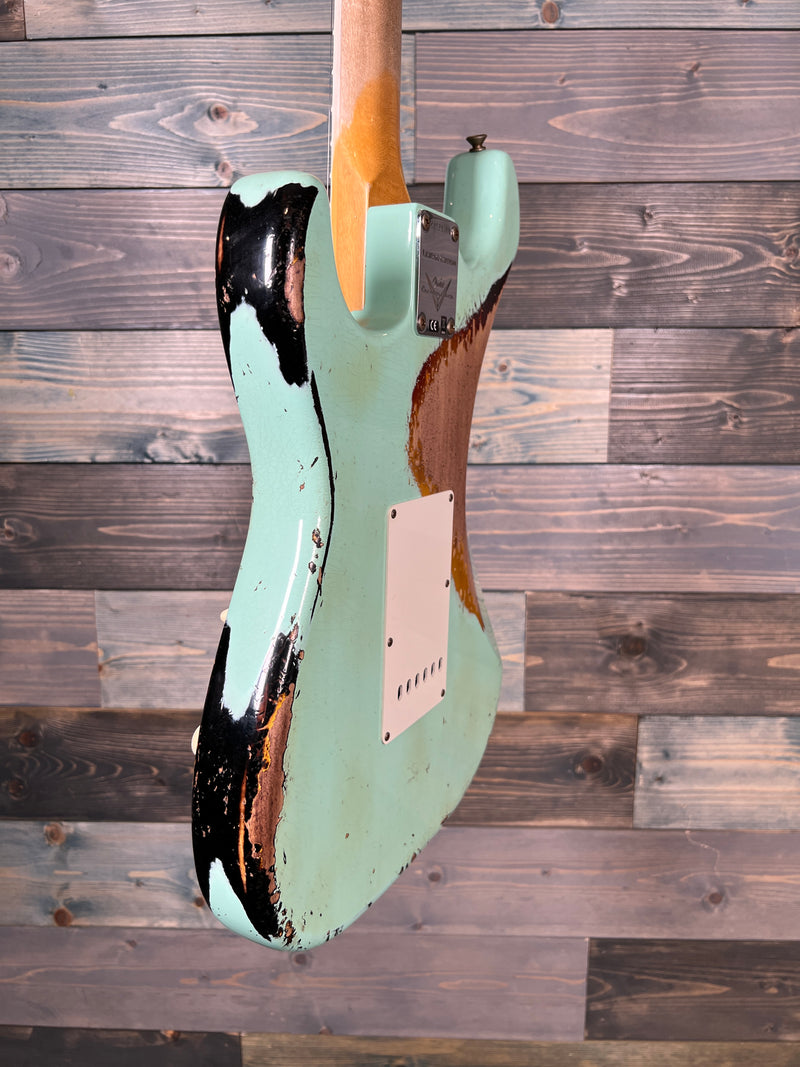 Fender Custom Shop Ltd 67 Strat Heavy Relic - Aged Surf Green over 3TS