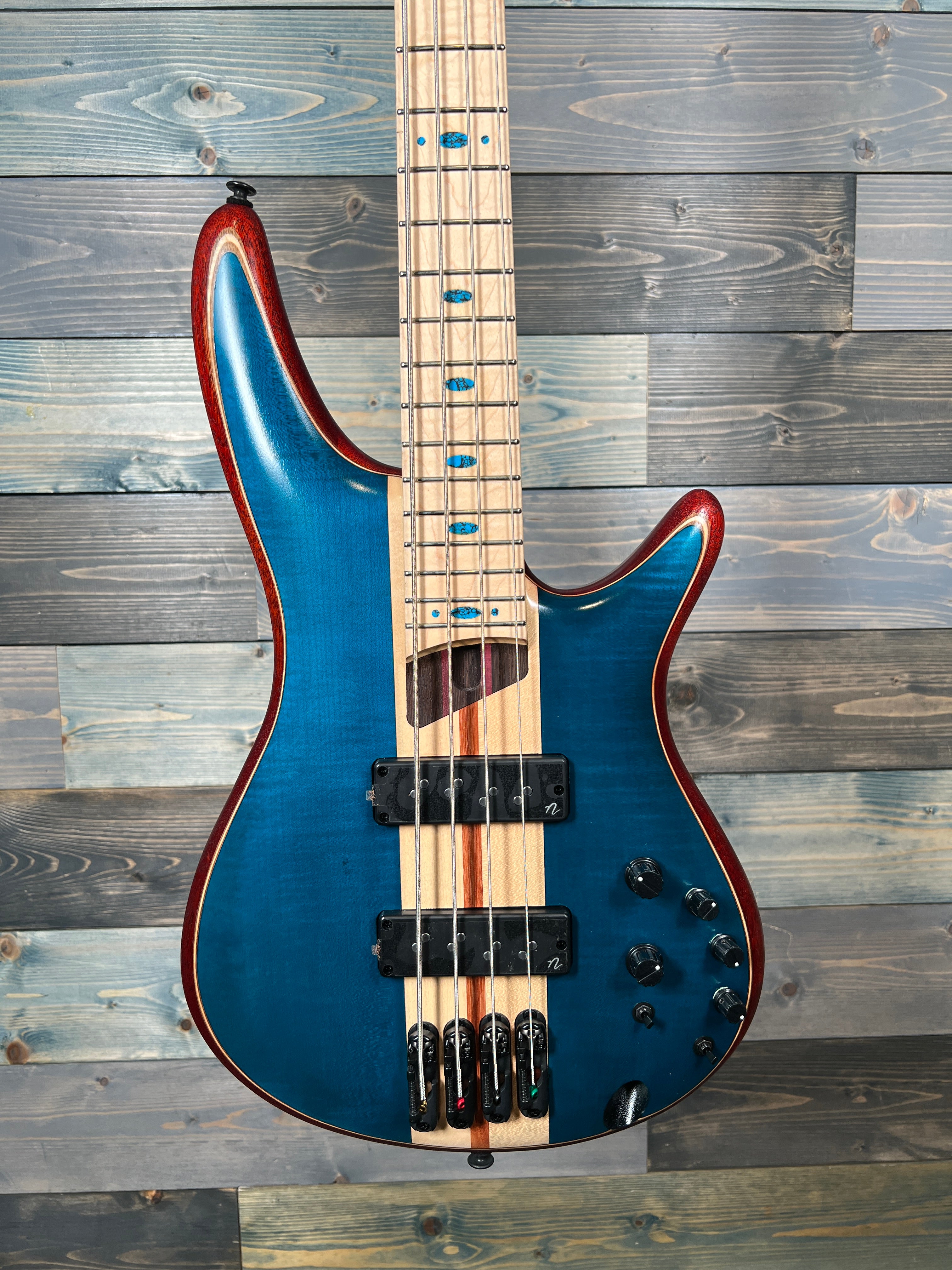 Ibanez SR1420C Electric Bass w/Bag - Caribbean Green Low Gloss