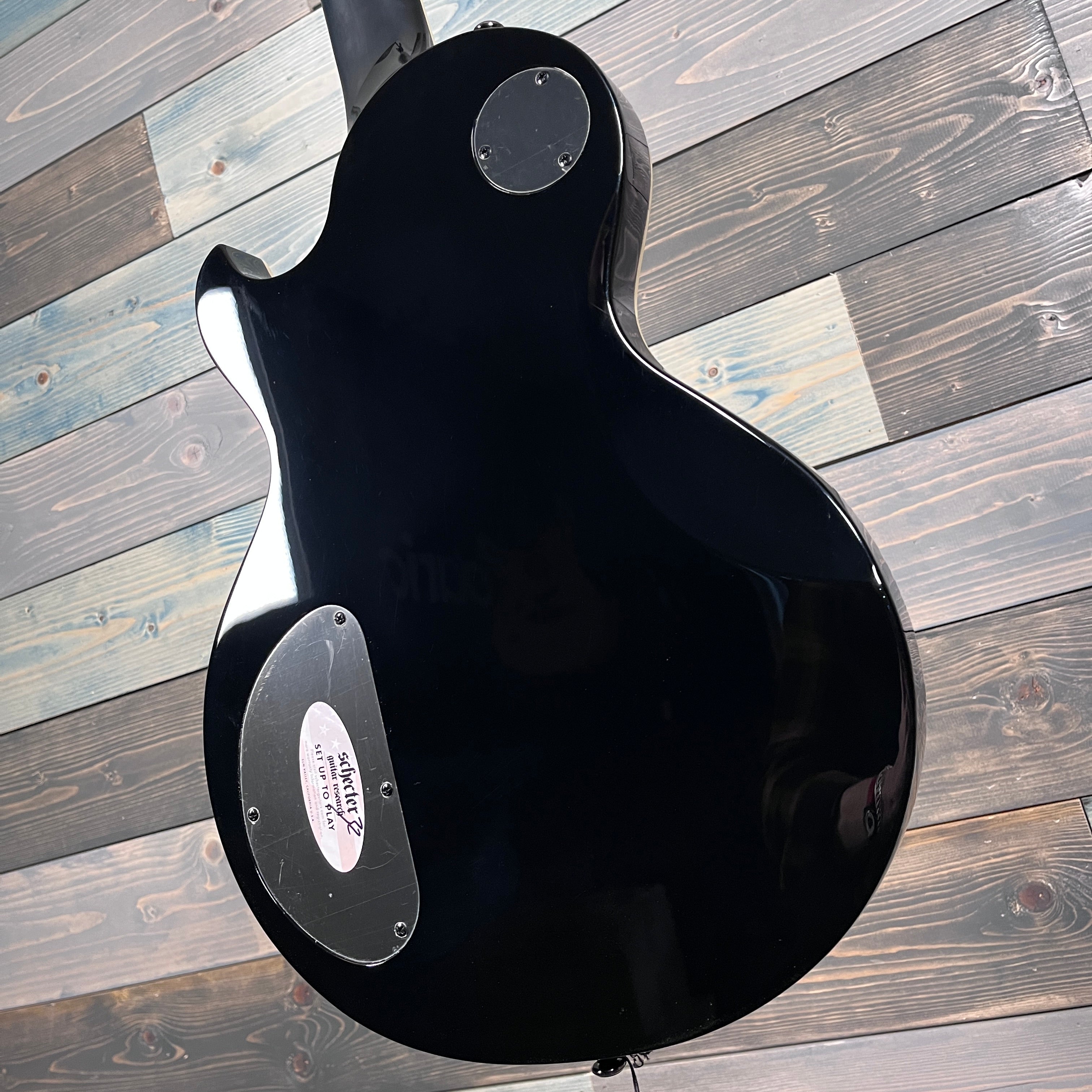 DEMO Schecter Solo-II Blackjack Electric Guitar - Black Gloss