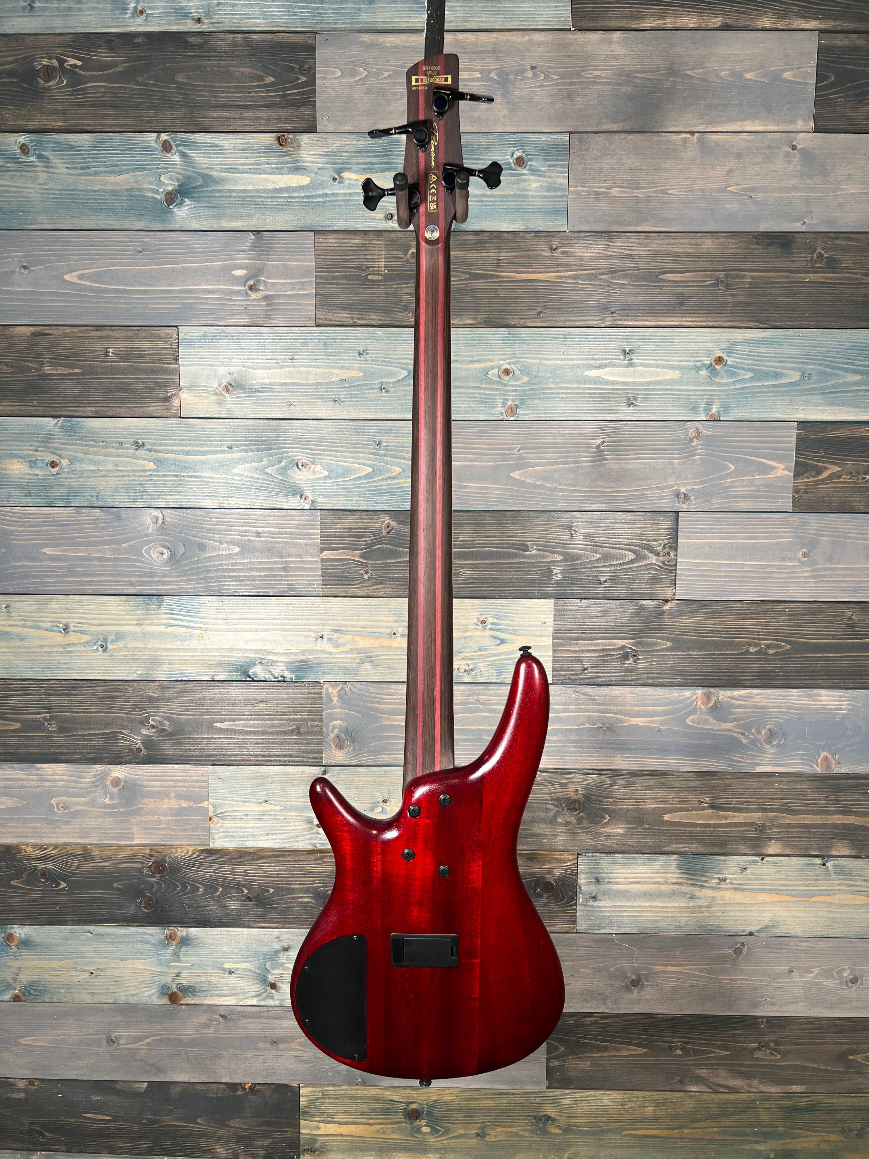 Ibanez SR1420C Electric Bass w/Bag - Caribbean Green Low Gloss