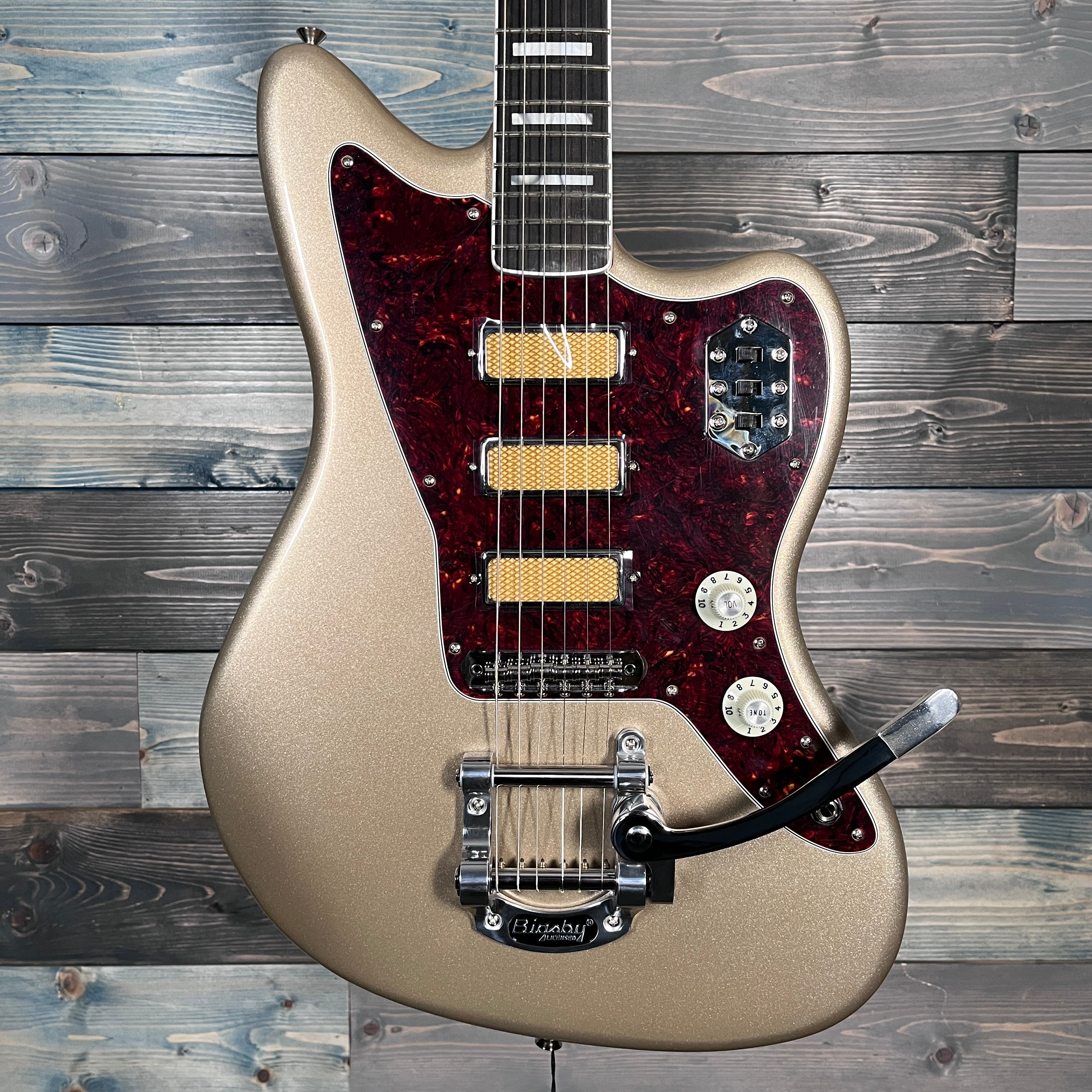 Fender Gold Foil Jazzmaster, Ebony Fingerboard, Shoreline Gold