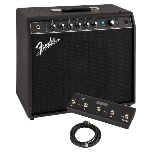 Fender Mustang LTX-50 combo amp and LTX-5 footswitch - Wolf Pack Bundle