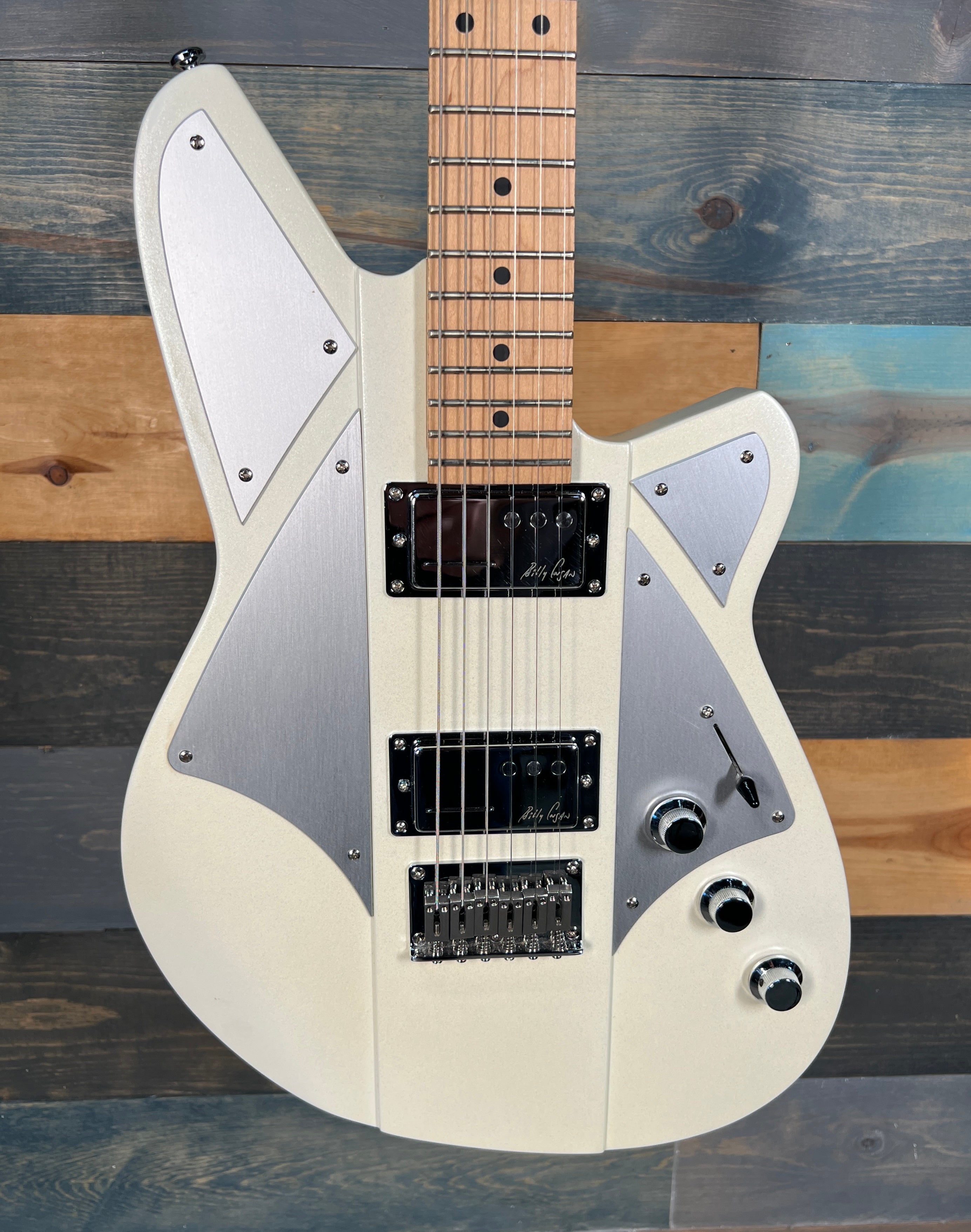 USED Reverend Billy Corgan Signature Electric Guitar - White