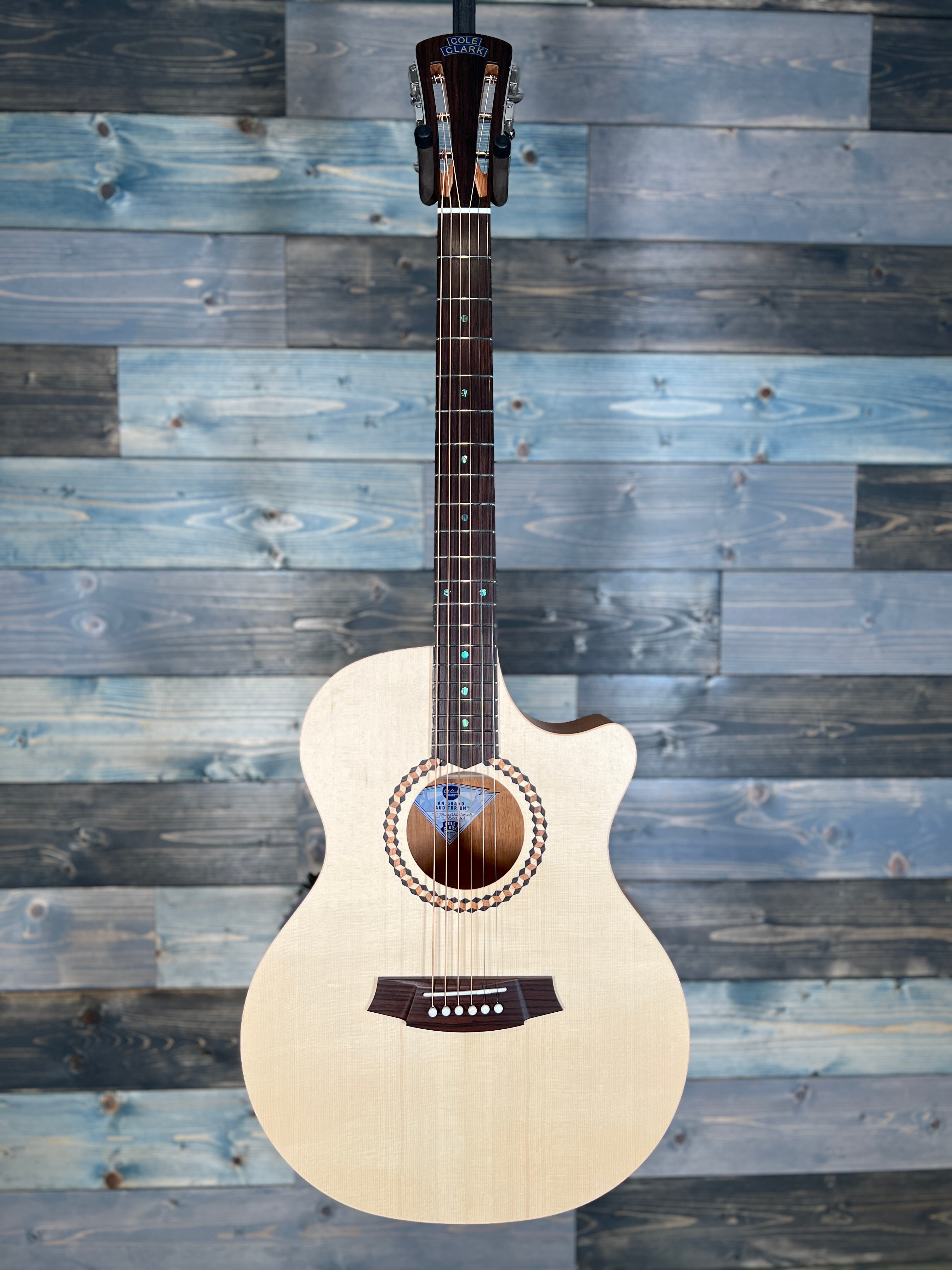 Cole Clark Studio Recording Angel Series 2 Sitka Spruce top Mahogany Back and Sides