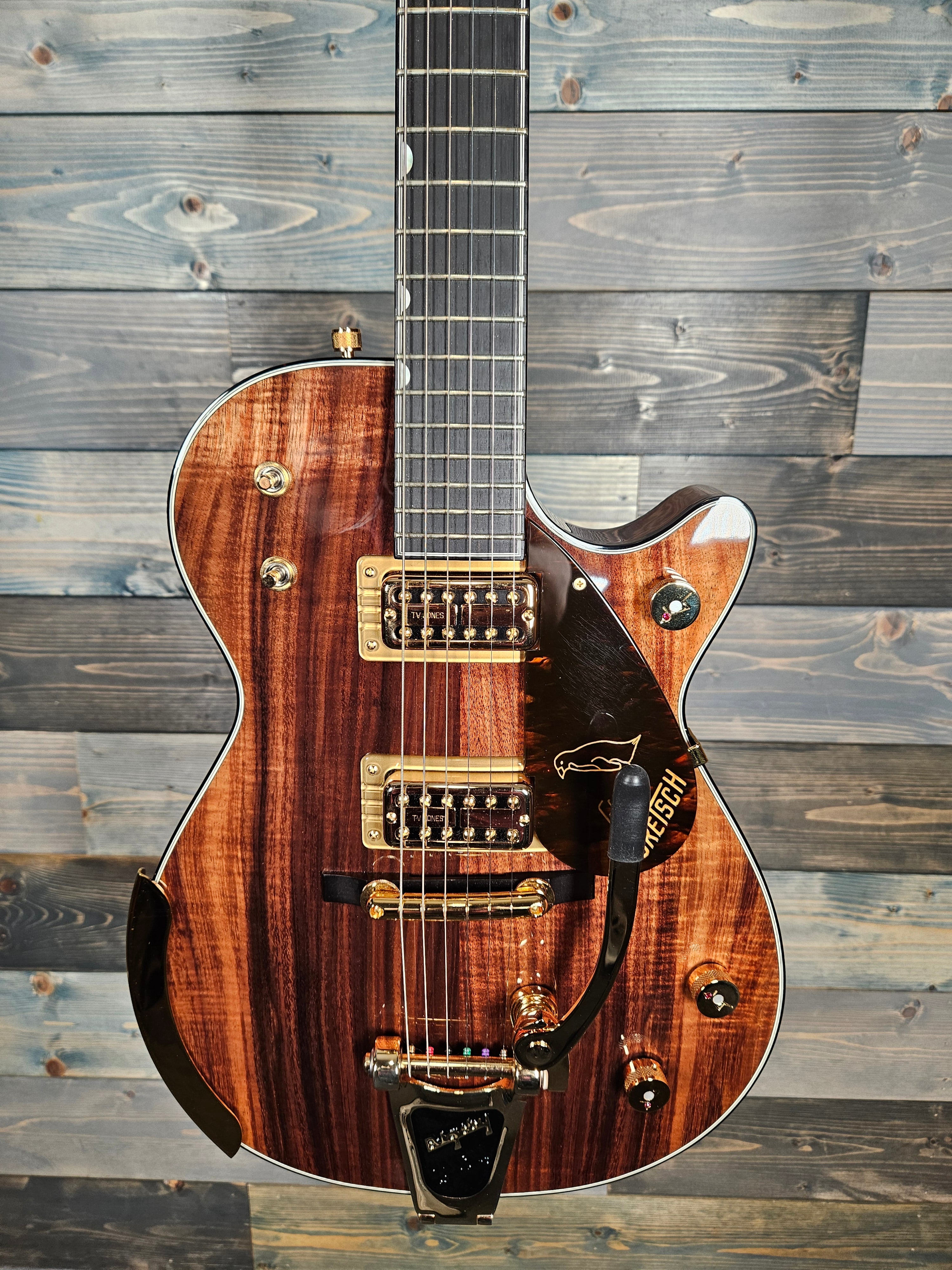 USED Gretsch G6134T Limited-edition Penguin Koa Electric Guitar W/ Case