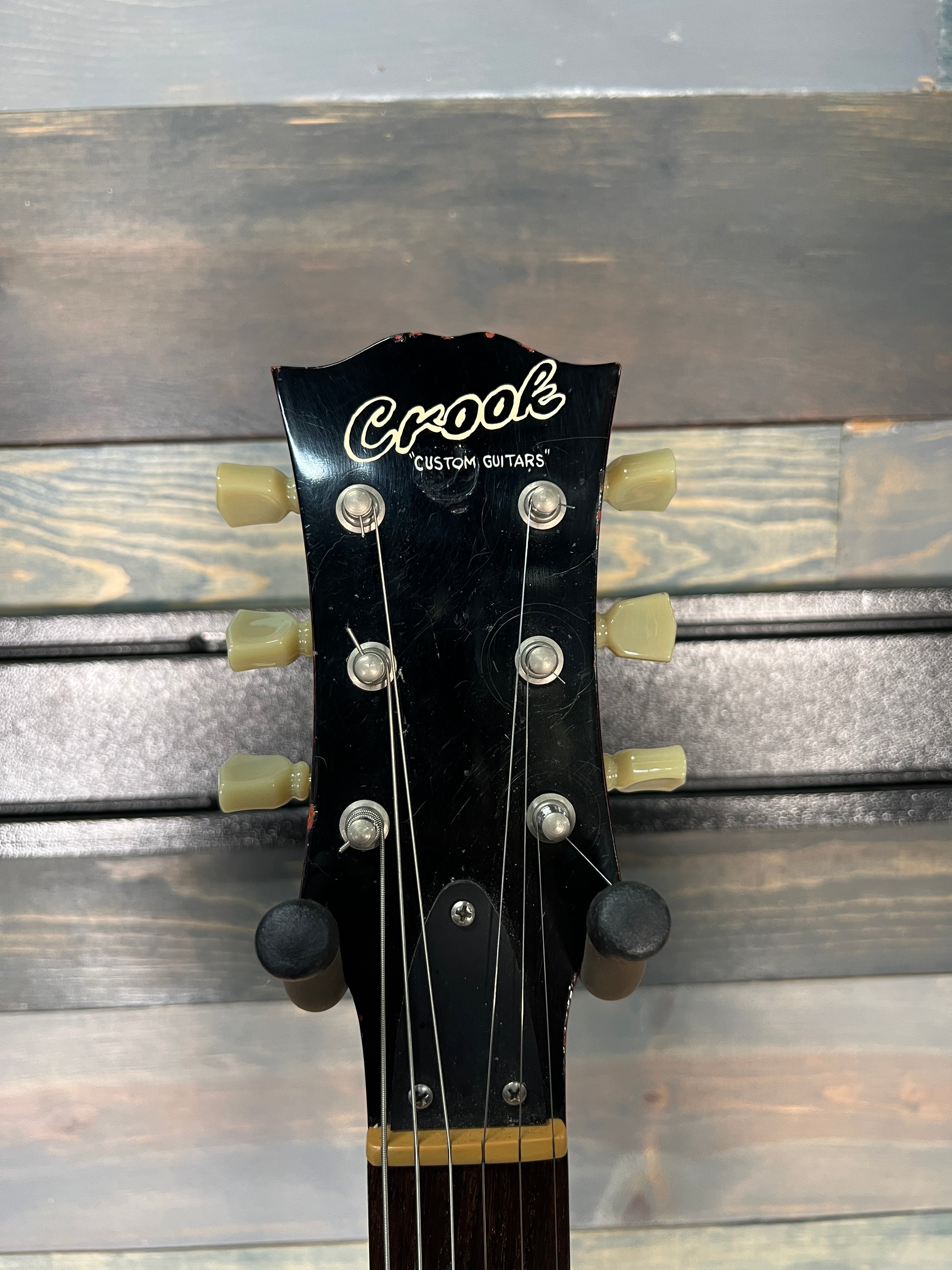 USED Crook Custom Guitars Les Paul - Washed Cherry