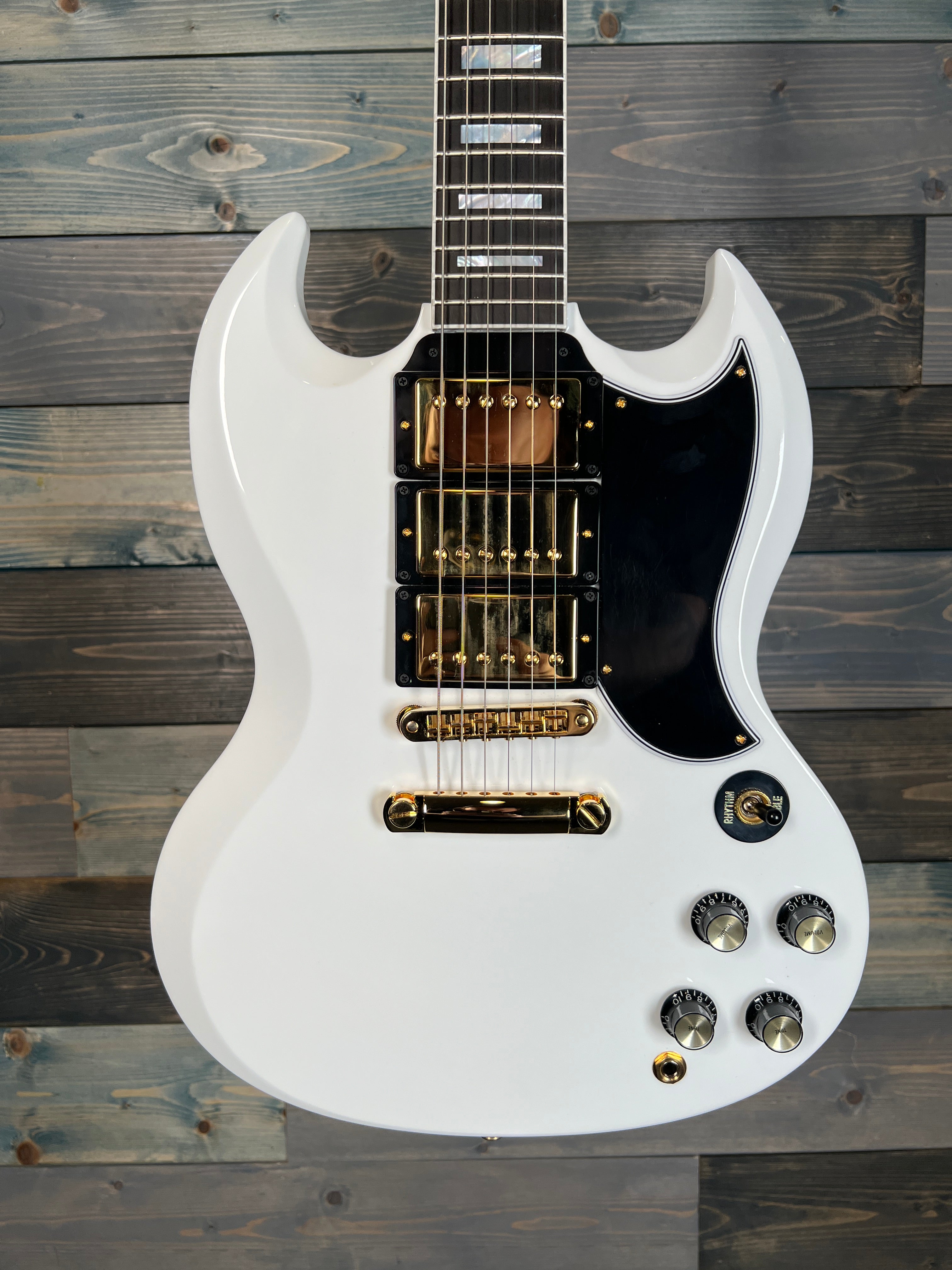 USED Gibson Custom Shop SG Fat neck 3-pickup, 61' custom reissue M2M