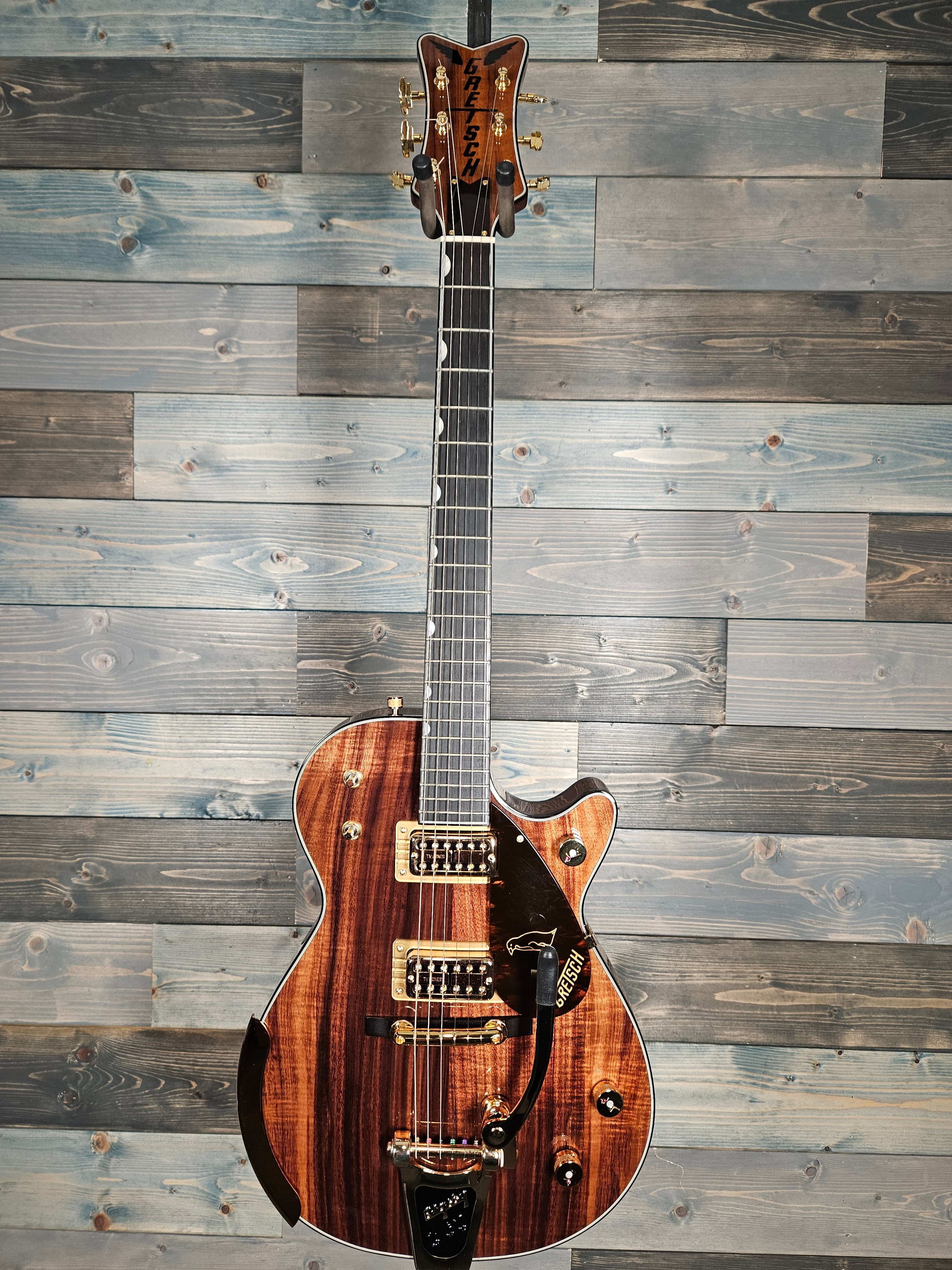 USED Gretsch G6134T Limited-edition Penguin Koa Electric Guitar W/ Case