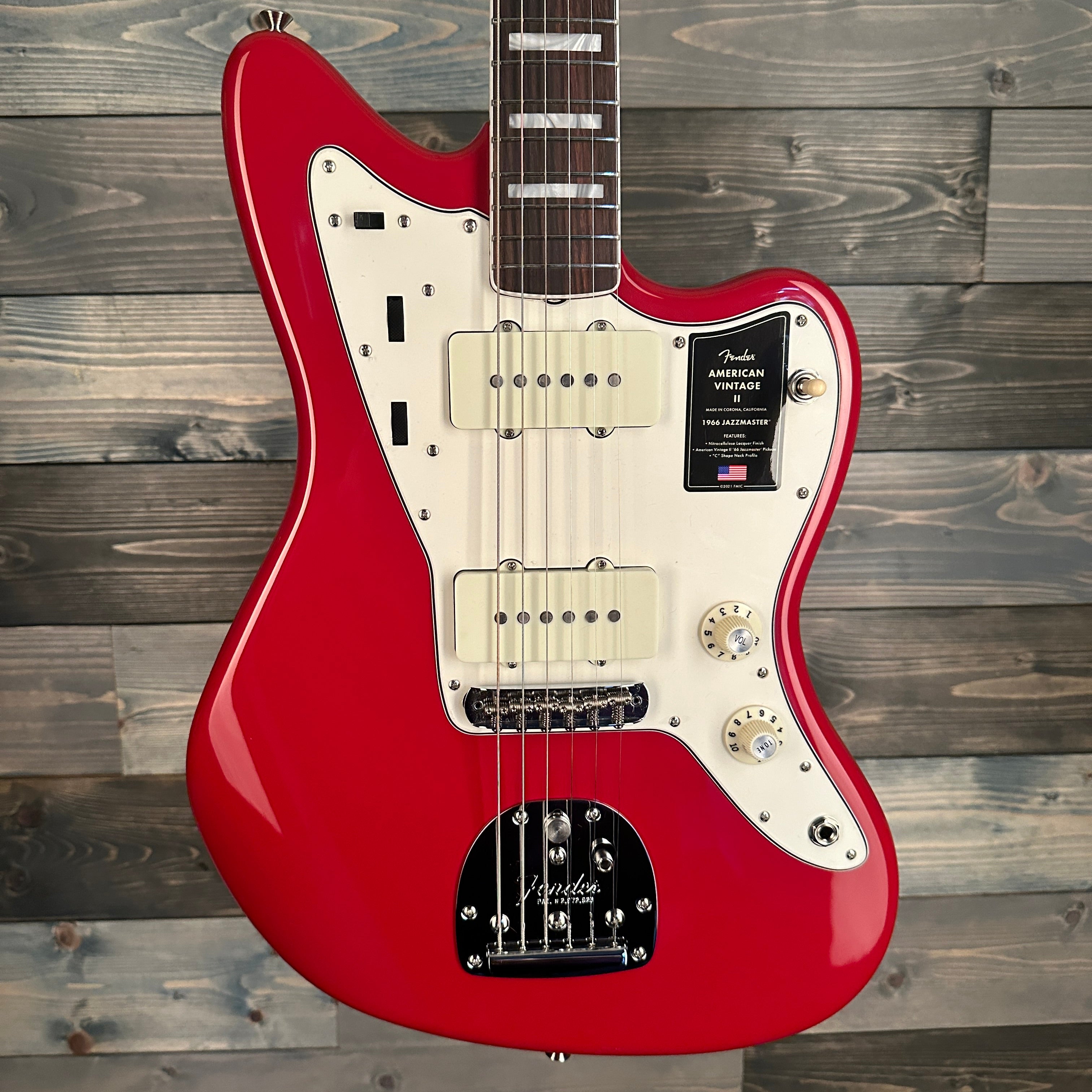 Fender American Vintage II 1966 Jazzmaster, Rosewood FB, Dakota Red