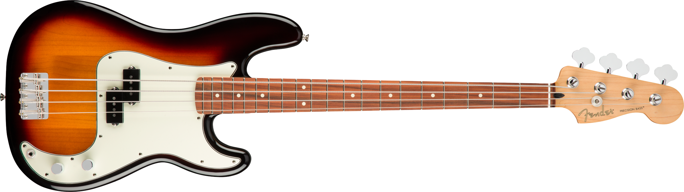 Fender Player Precision Bass, Pau Ferro Fingerboard, 3-Color Sunburst