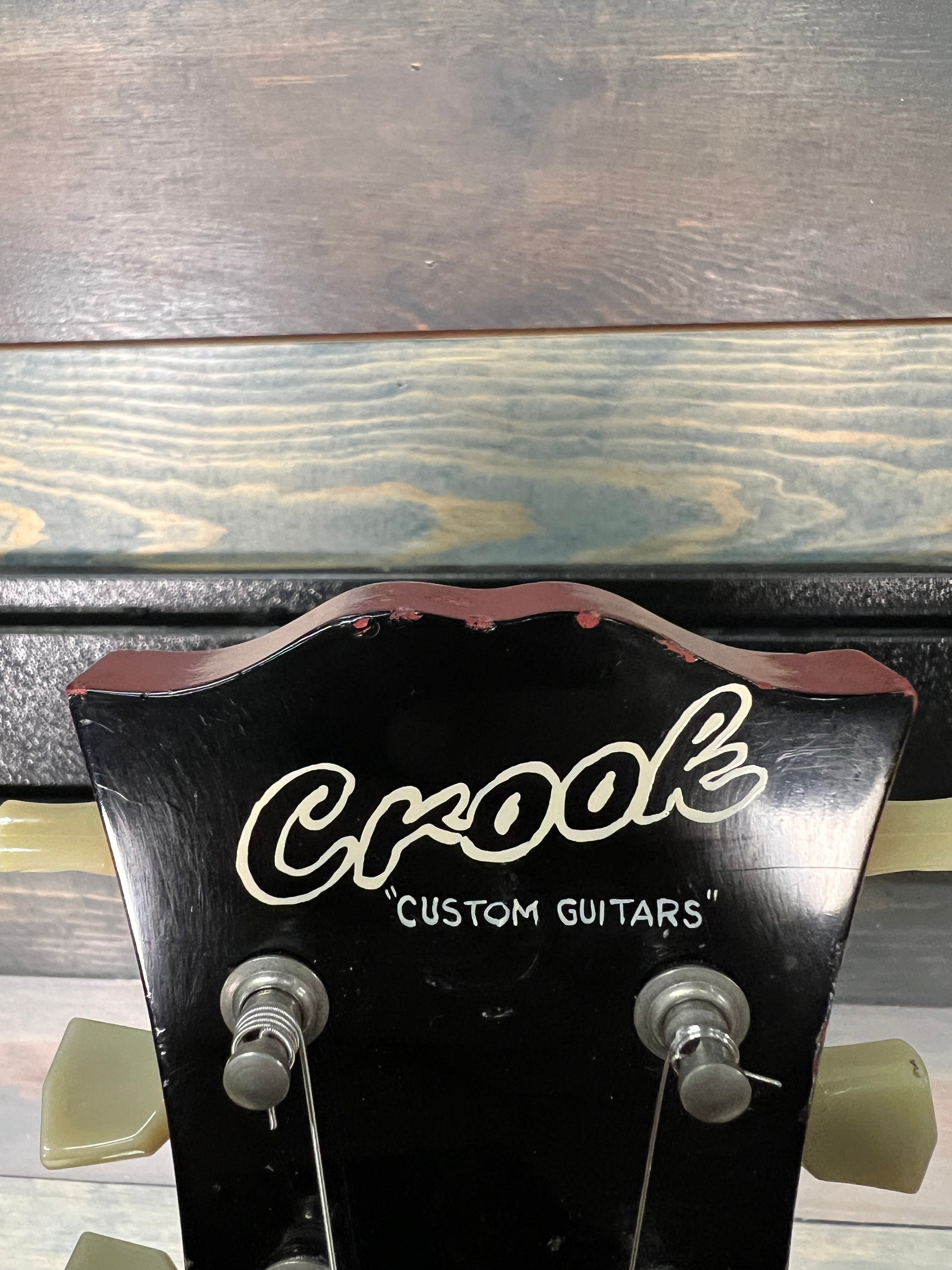 USED Crook Custom Guitars Les Paul - Washed Cherry