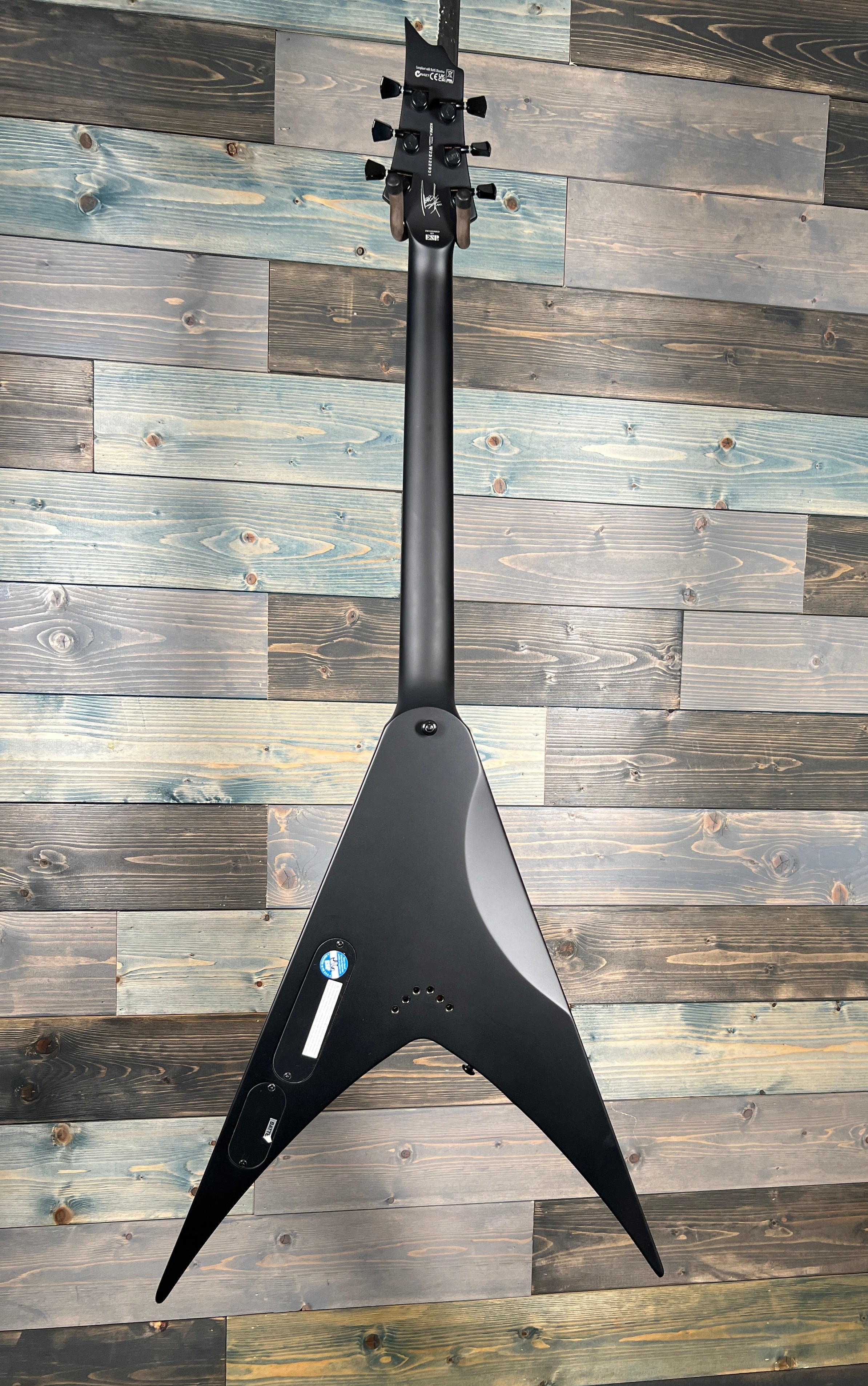 ESP LTD HEX-6 Electric - Black Satin w/Case