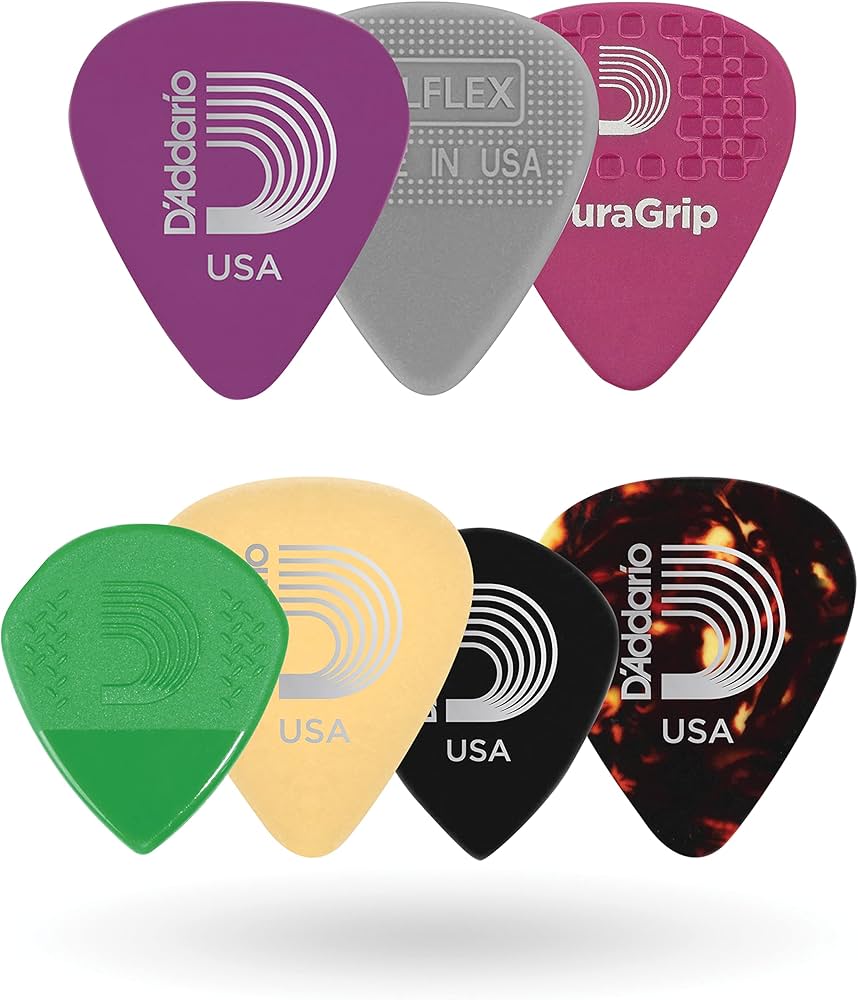 D'Addario 7 Pick Variety Pack - Medium