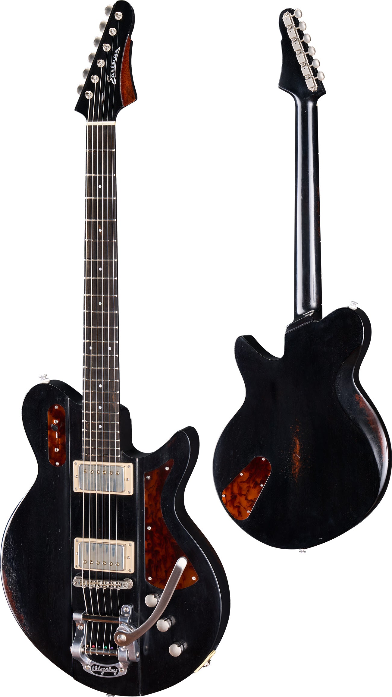 Eastman Juliet/V-Bigsby Electric - Antique Black