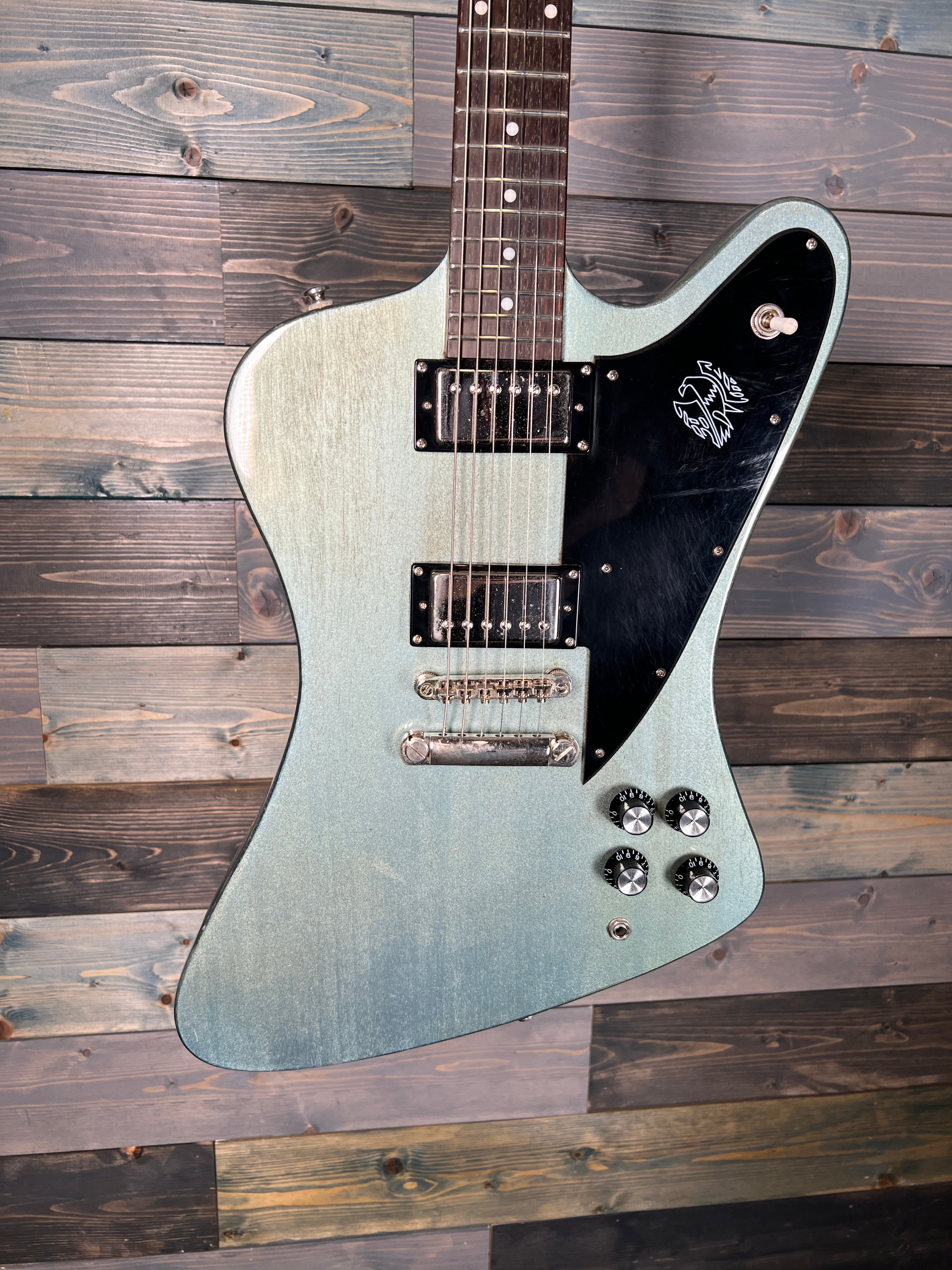 USED Epiphone Firebird Studio Pelham Green