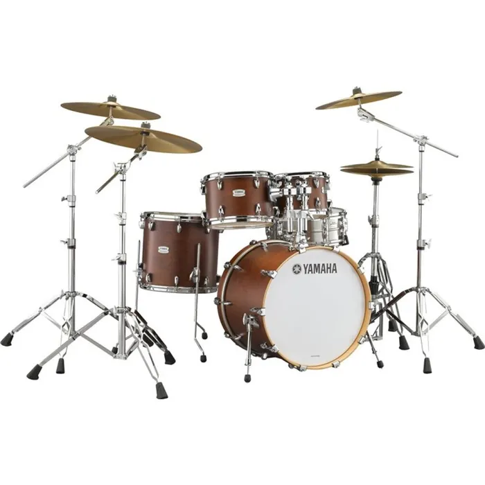 Yamaha Tour Custom 4pc Shell Drums - Chocolate Satin