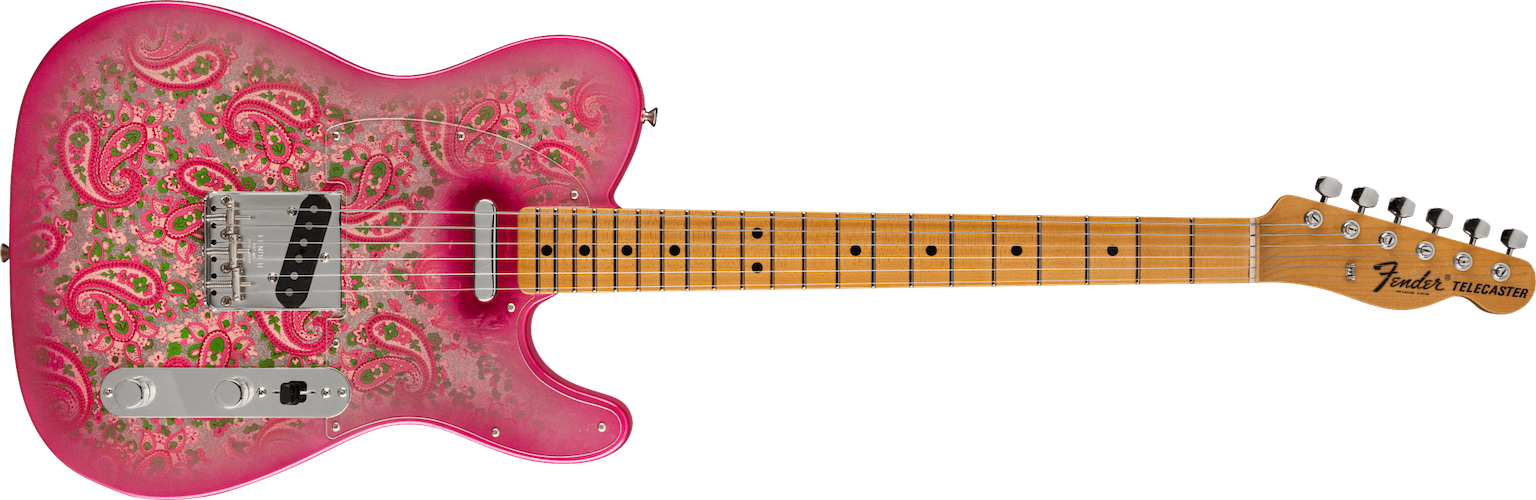 Fender Vintage Custom '68 Telecaster NOS, Maple Fingerboard, Pink Paisley