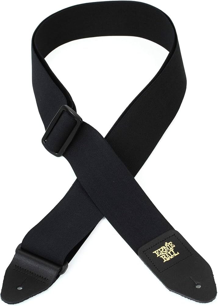 Ernie Ball Comfort Stretch Strap - Black