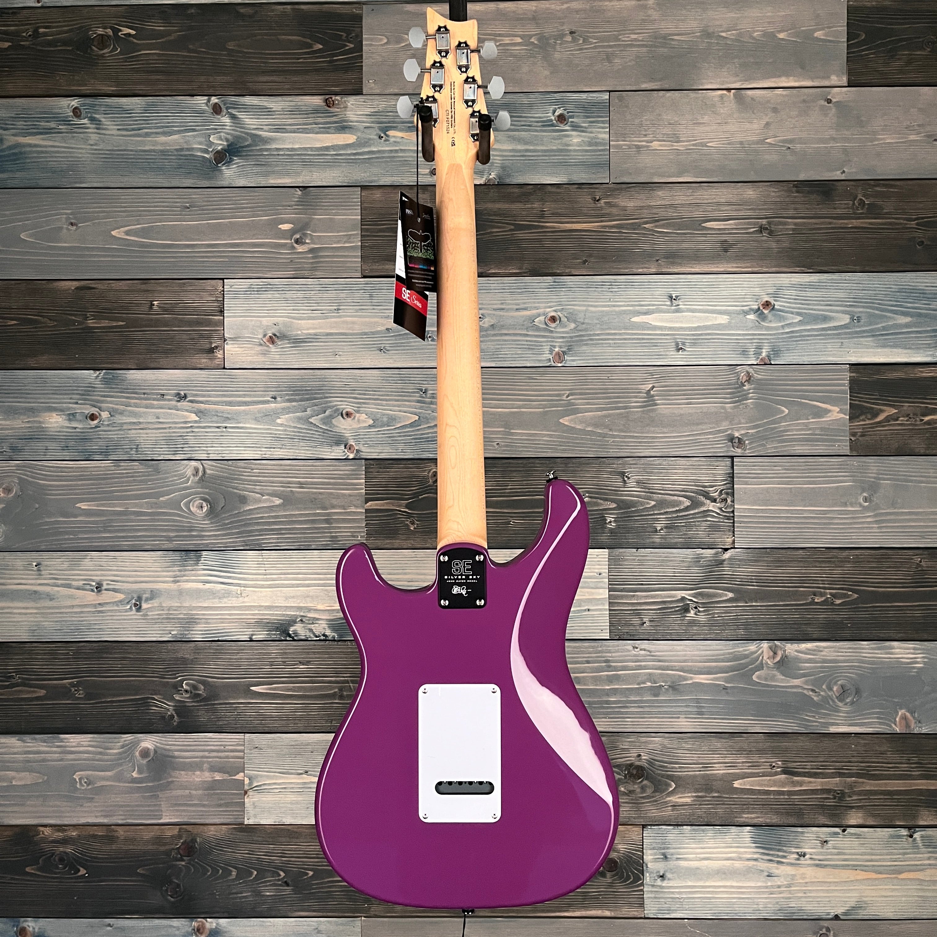 PRS SE Silver Sky Maple Fingerboard - Summit Purple