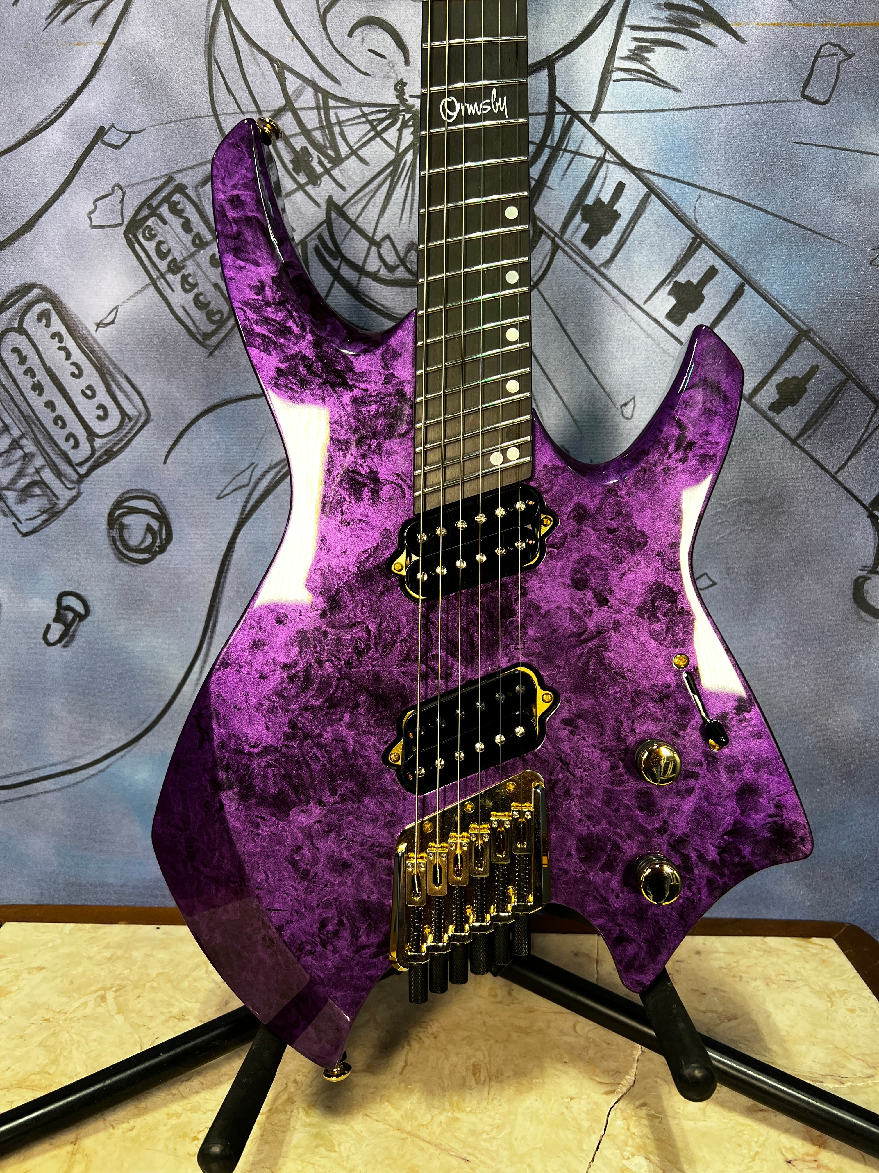 USED Ormsby Roberto Barros Cyborg Goliath - Purple Marbalizer