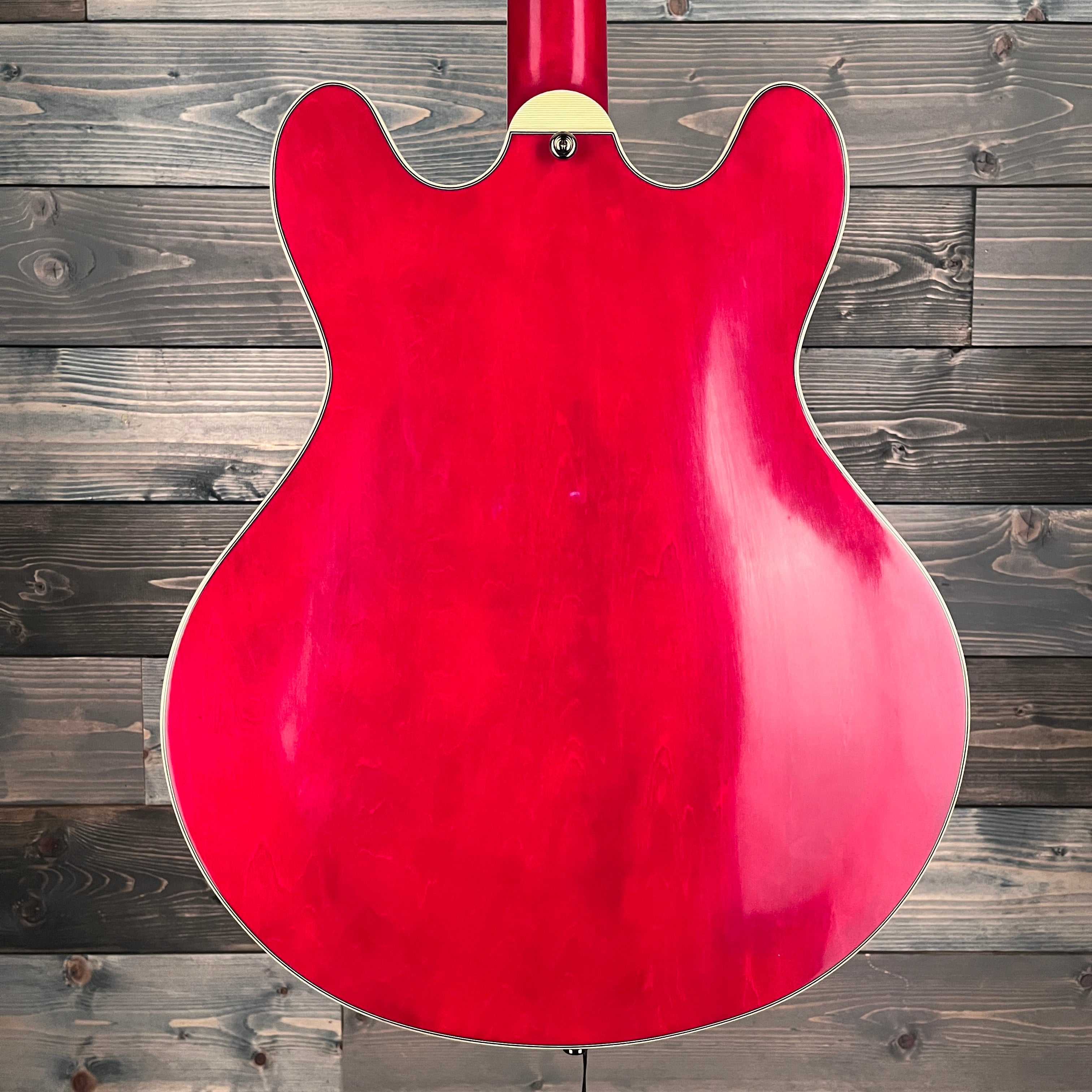 Eastman T64/TV-T Semi-Hollow True Tone Vintage w/Trapeze Tail Electric - Red