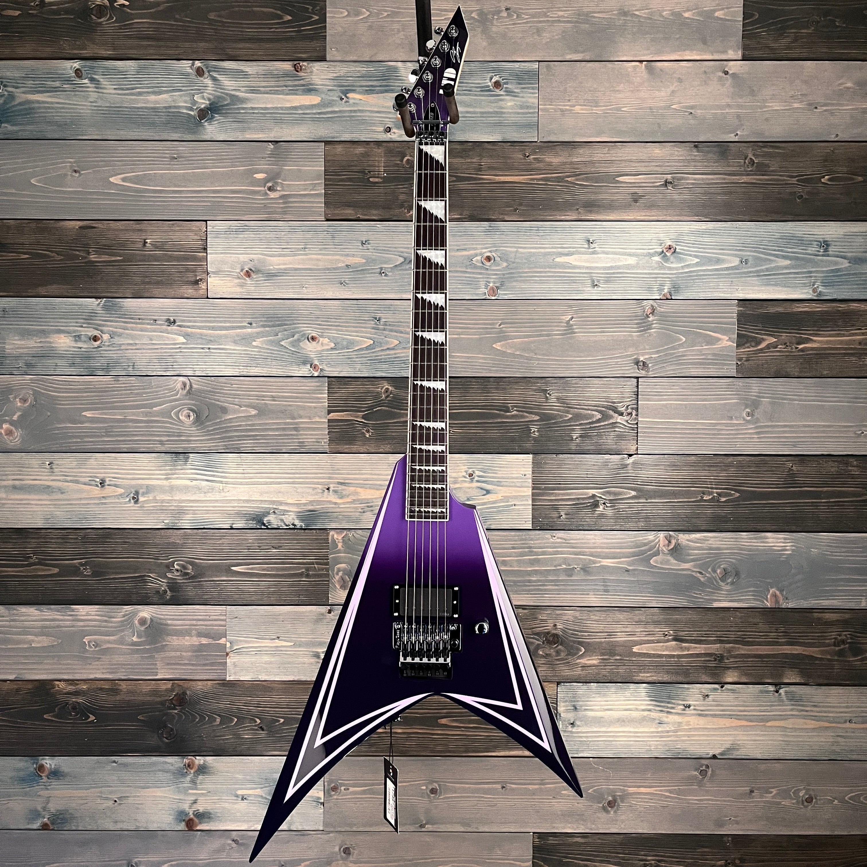 ESP LTD Alexi Hexed Sawtooth Electric - Purple Fade w/Pinstripe