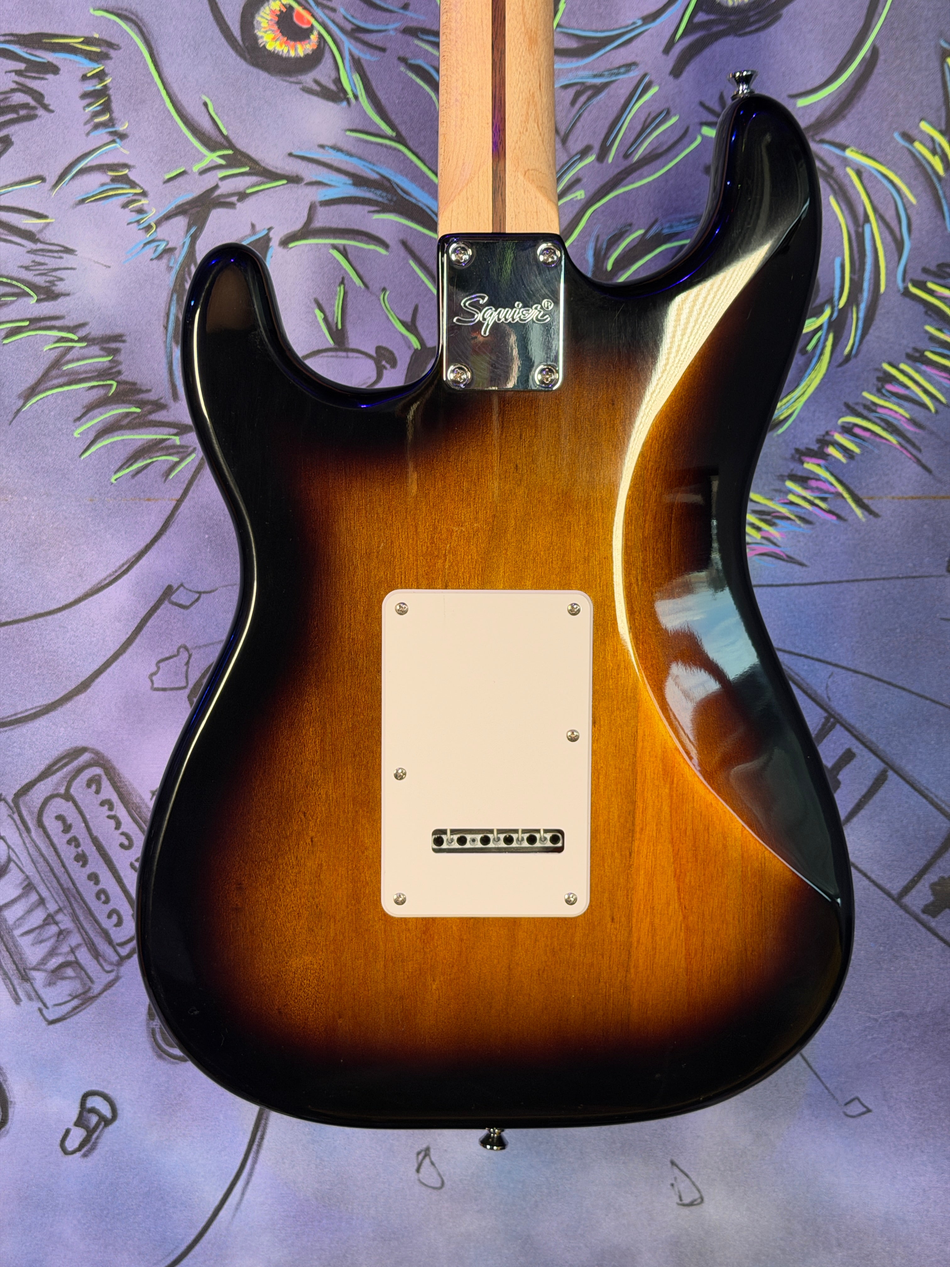 USED Squier Strat in sunburst