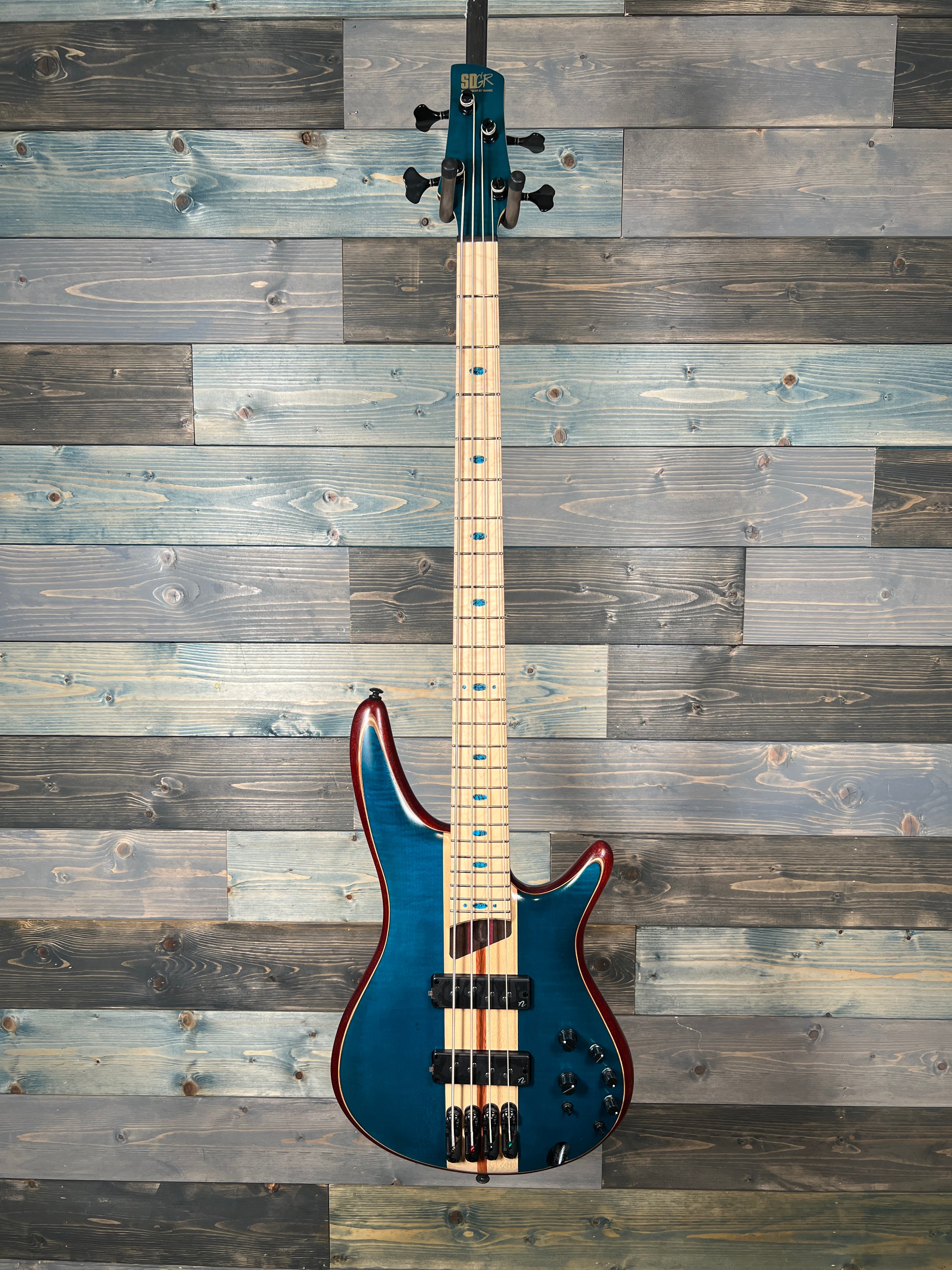 Ibanez SR1420C Electric Bass w/Bag - Caribbean Green Low Gloss