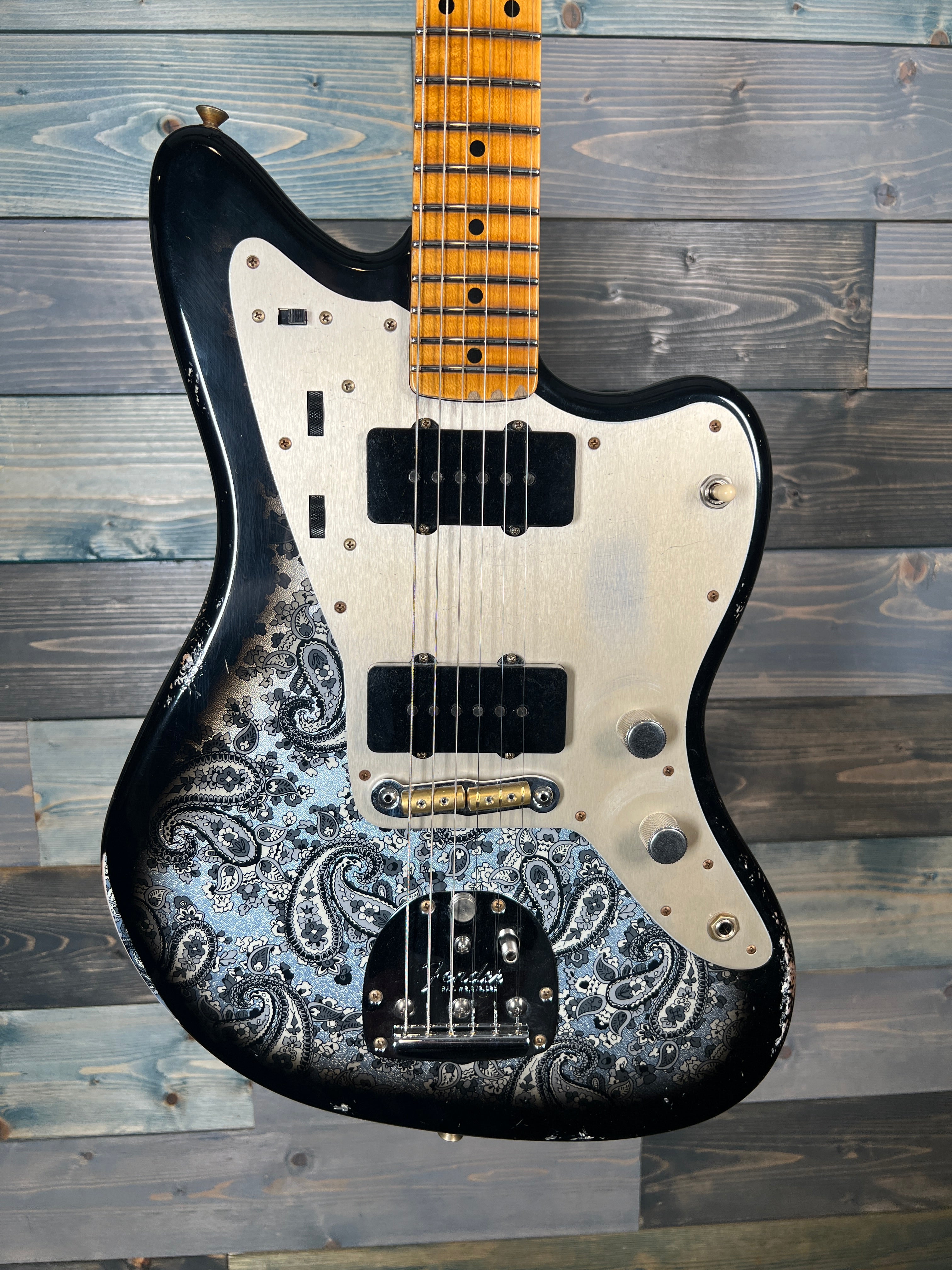 Fender Custom Shop Limited Edition Jazzmaster Relic Aged Black Paisley