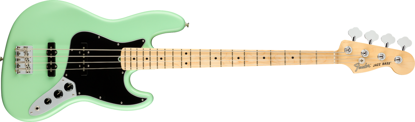 Fender American Performer Jazz Bass, Satin Surf Green