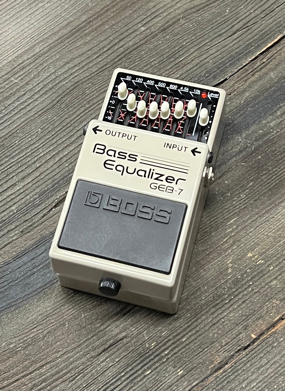 boss pedal equalizer USED Boss GEB-7 Bass Equalizer
