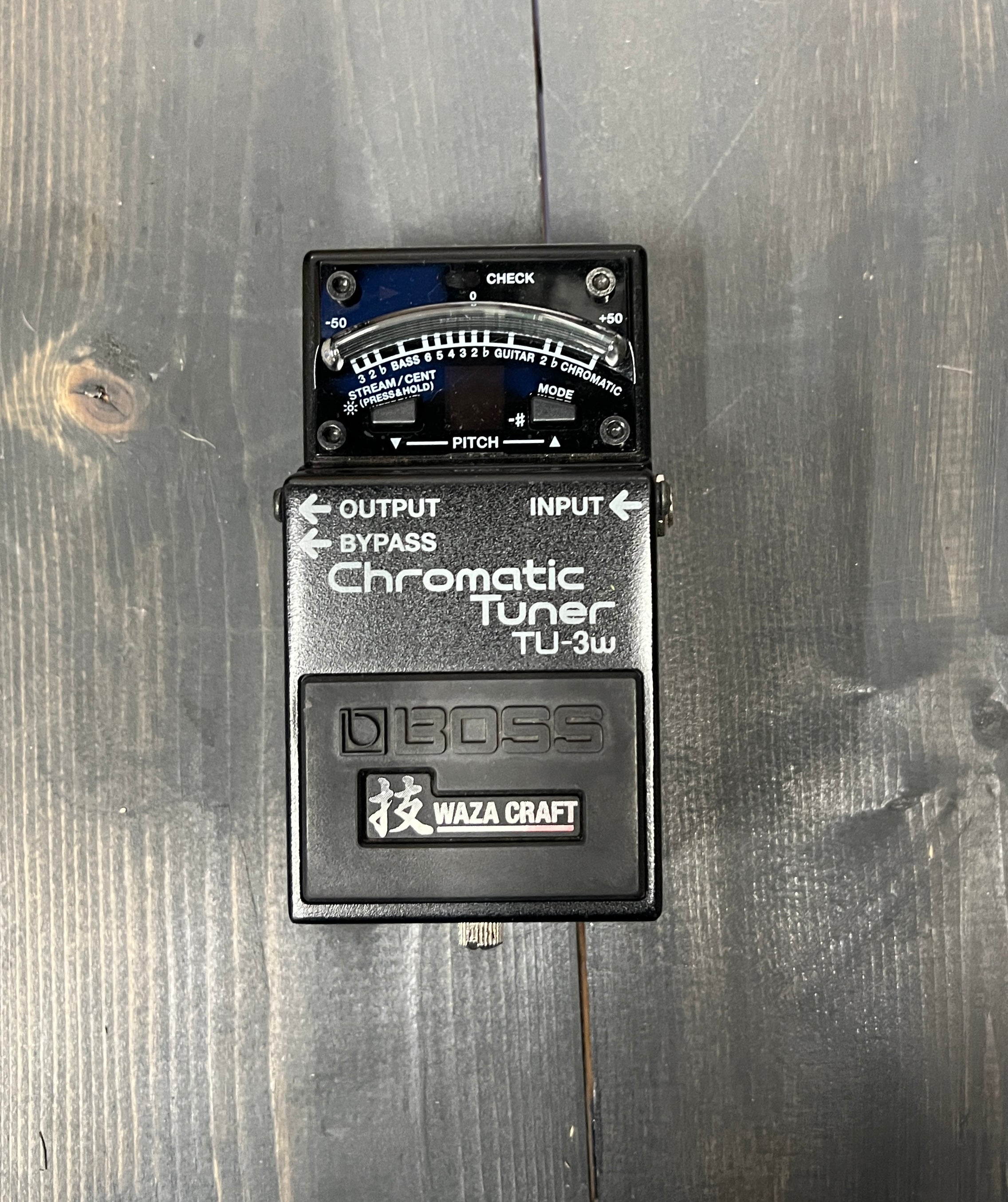 USED BOSS TU-3w WAZA Chromatic Tuner