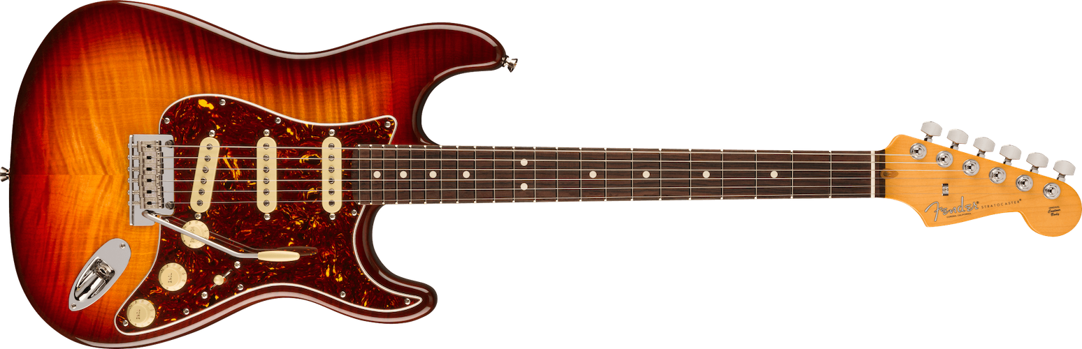 Fender 70th Anniversary Am Professional II Stratocaster, Comet Burst