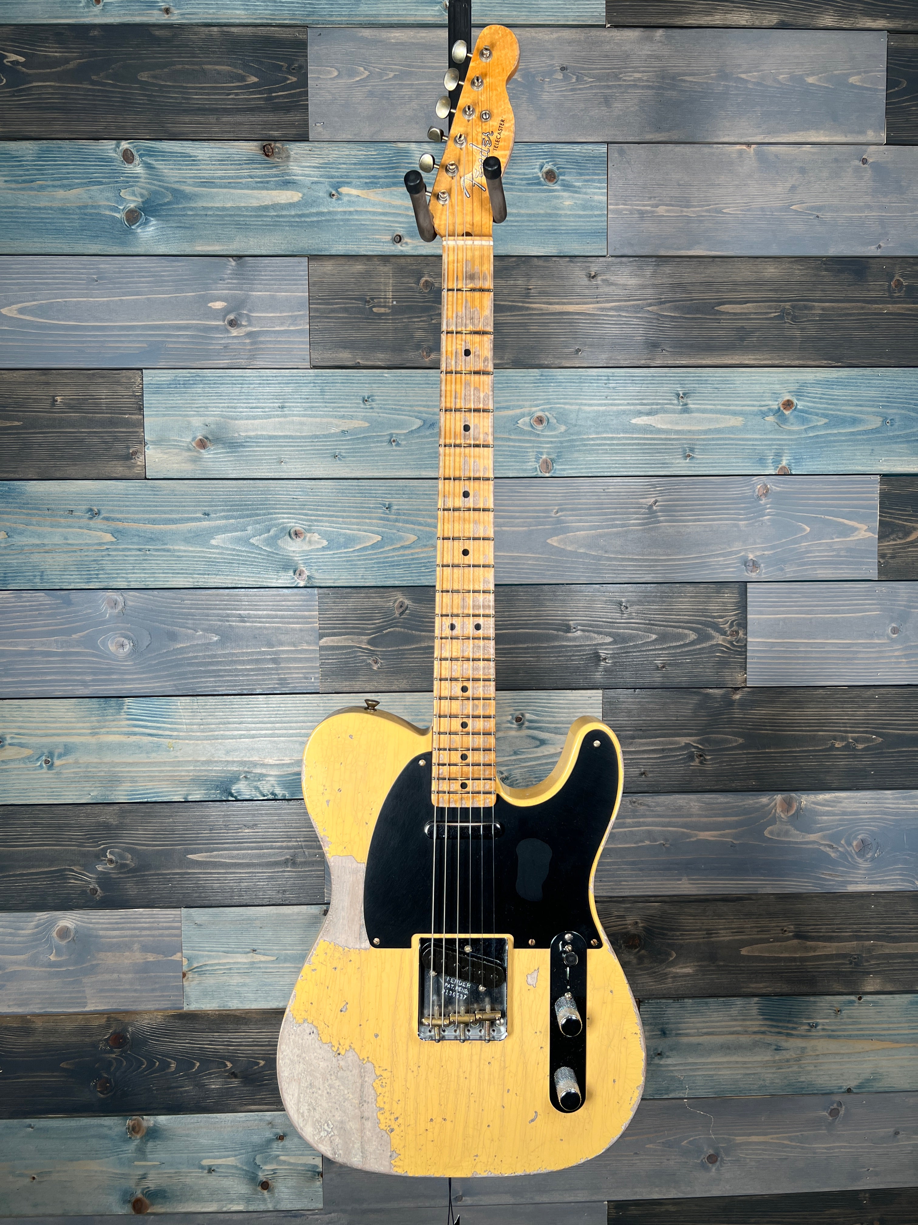 Fender Custom Shop Ltd 51 Pine Telecaster Super Heavy Relic - Antique Blonde
