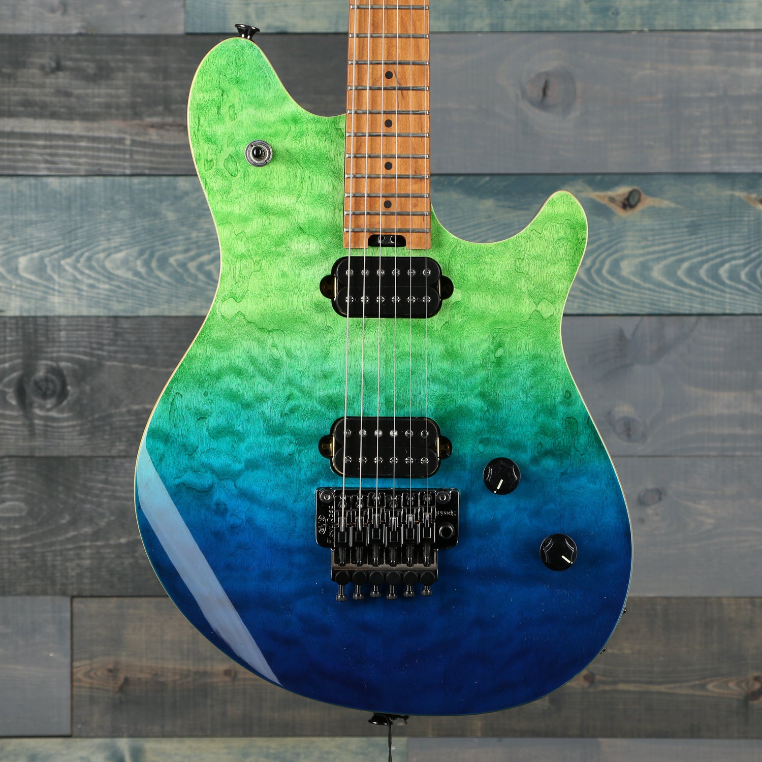 EVH Wolfgang WG Standard QM, Baked Maple Fingerboard, Tahiti Night