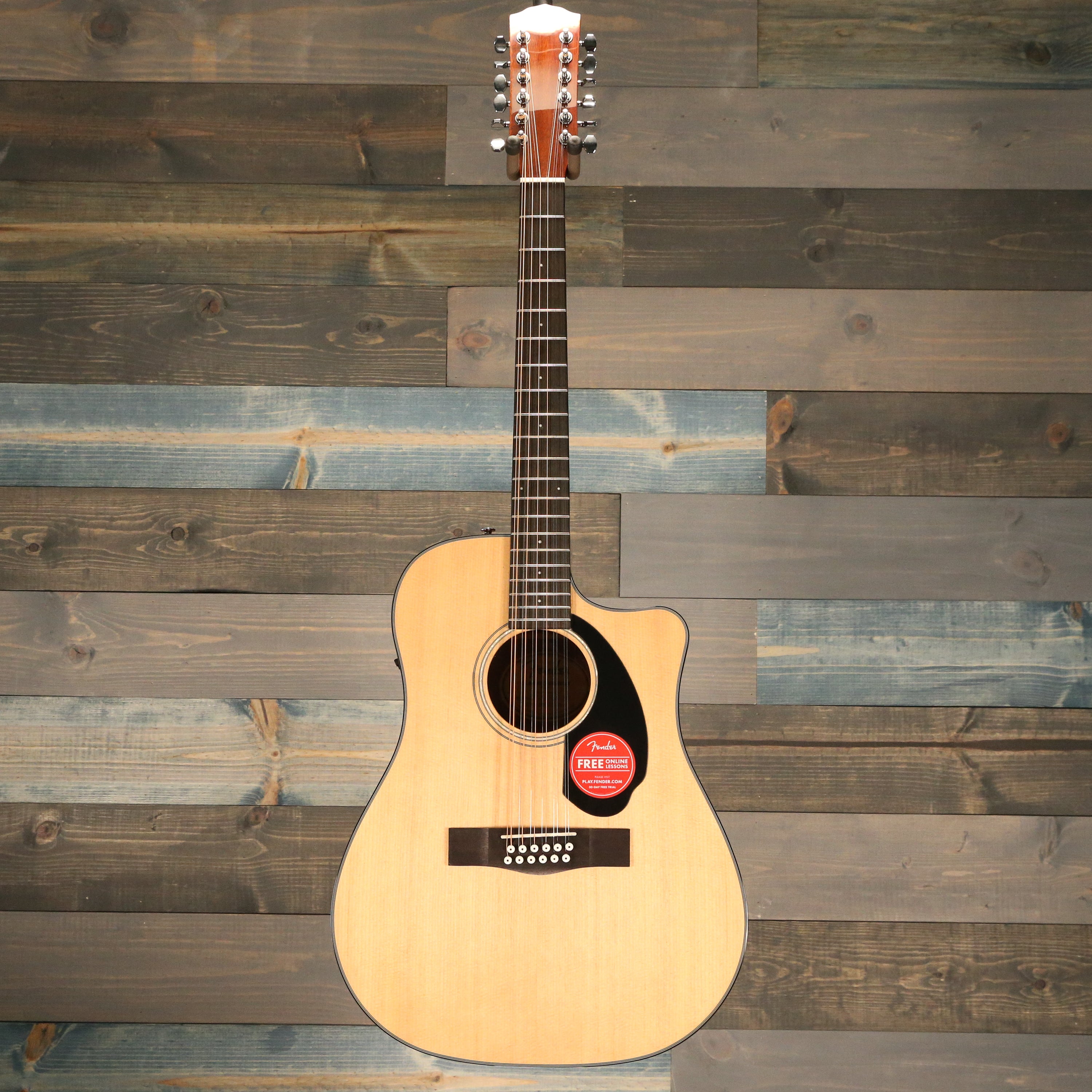 Fender CD-60SCE Dreadnought 12-string, Walnut Fingerboard, Natural