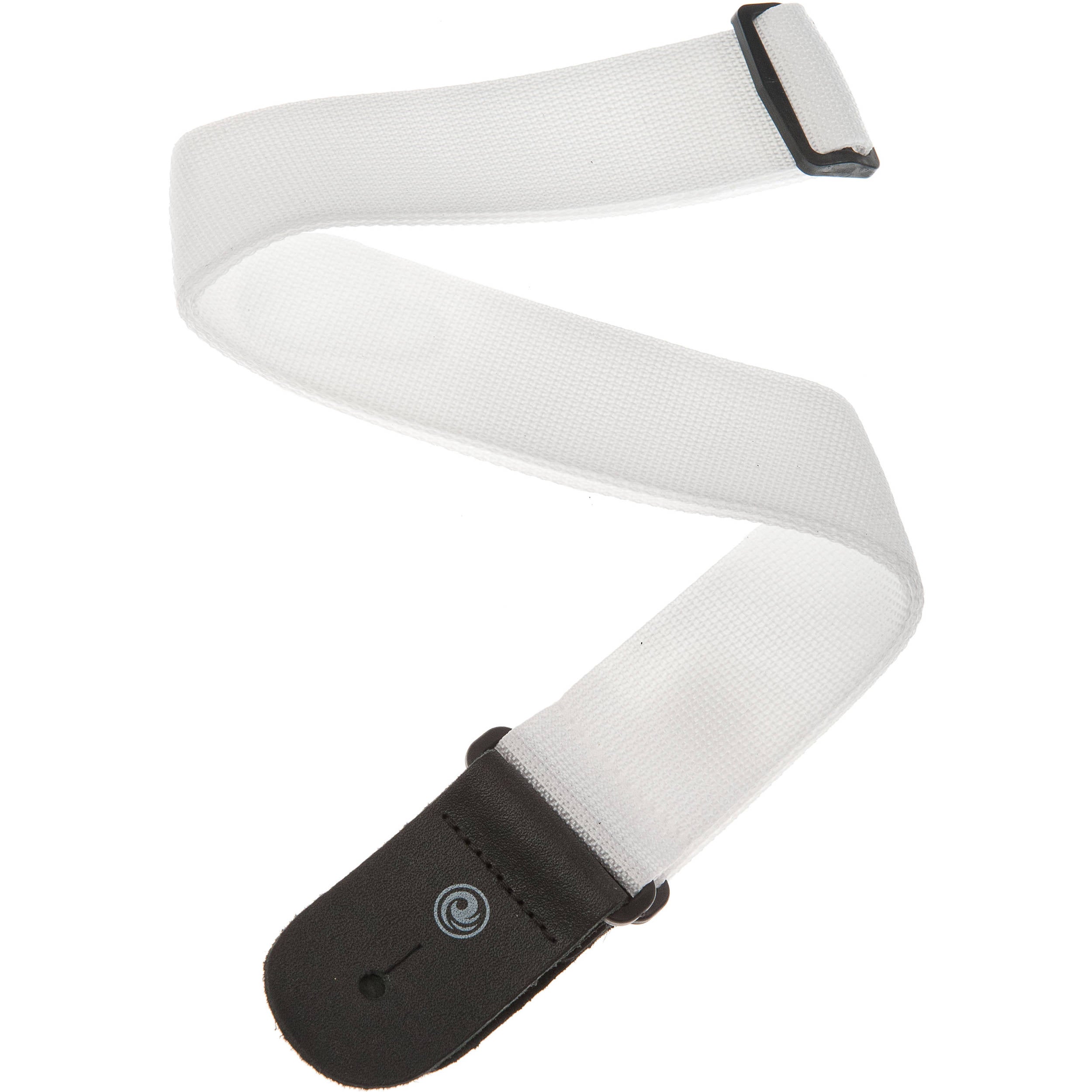 D'Addario Polypropylene Guitar Strap, White 50MM