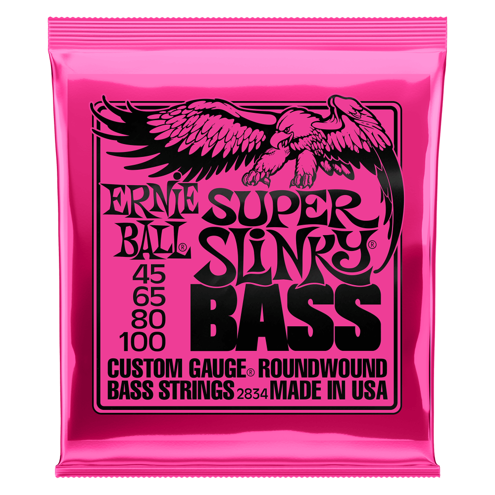 Ernie Ball 2834 Super Slinky Nickel Wound Electric Bass Strings