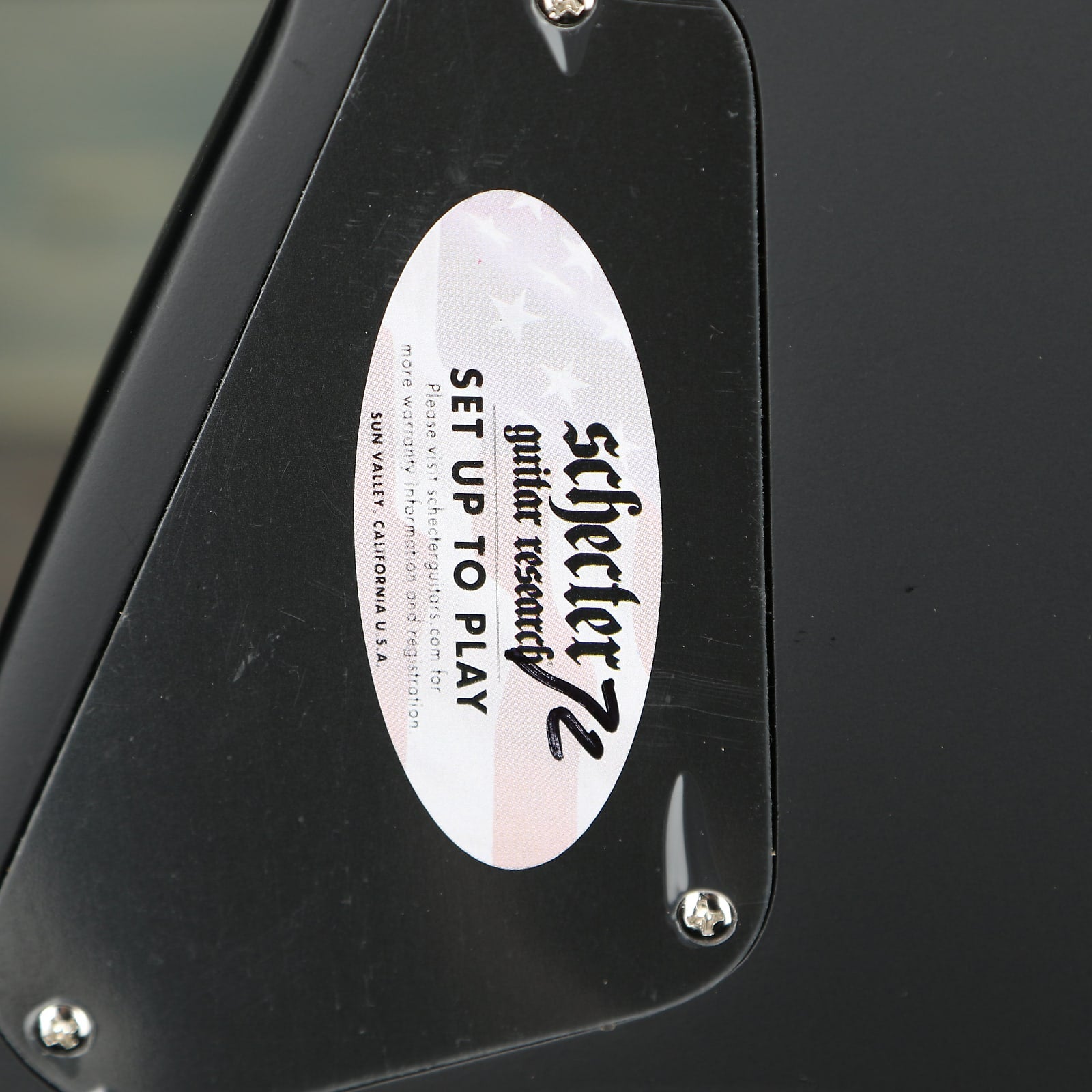 Schecter 1181 Damien Platinum-6 Satin Black