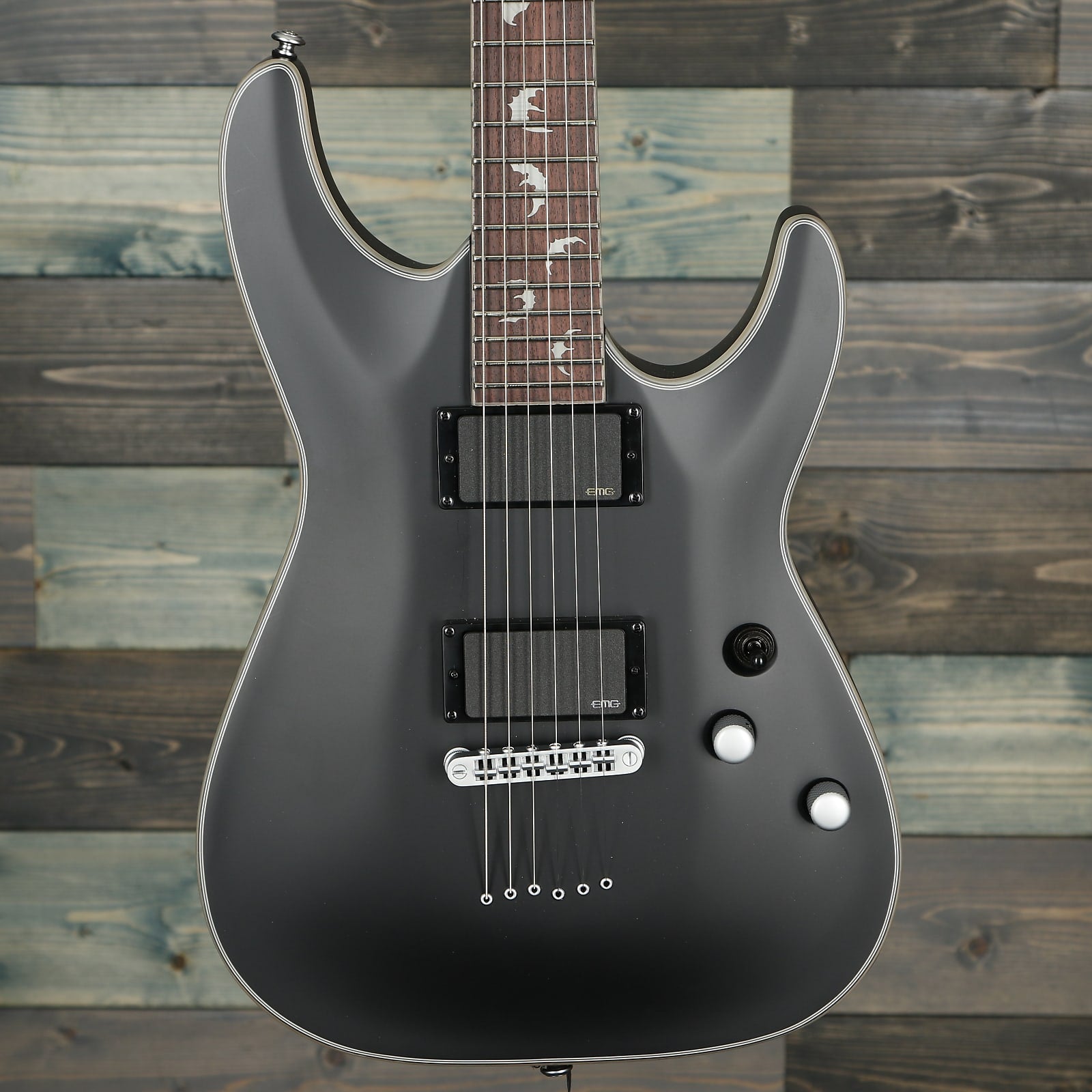 Schecter 1181 Damien Platinum-6 Satin Black
