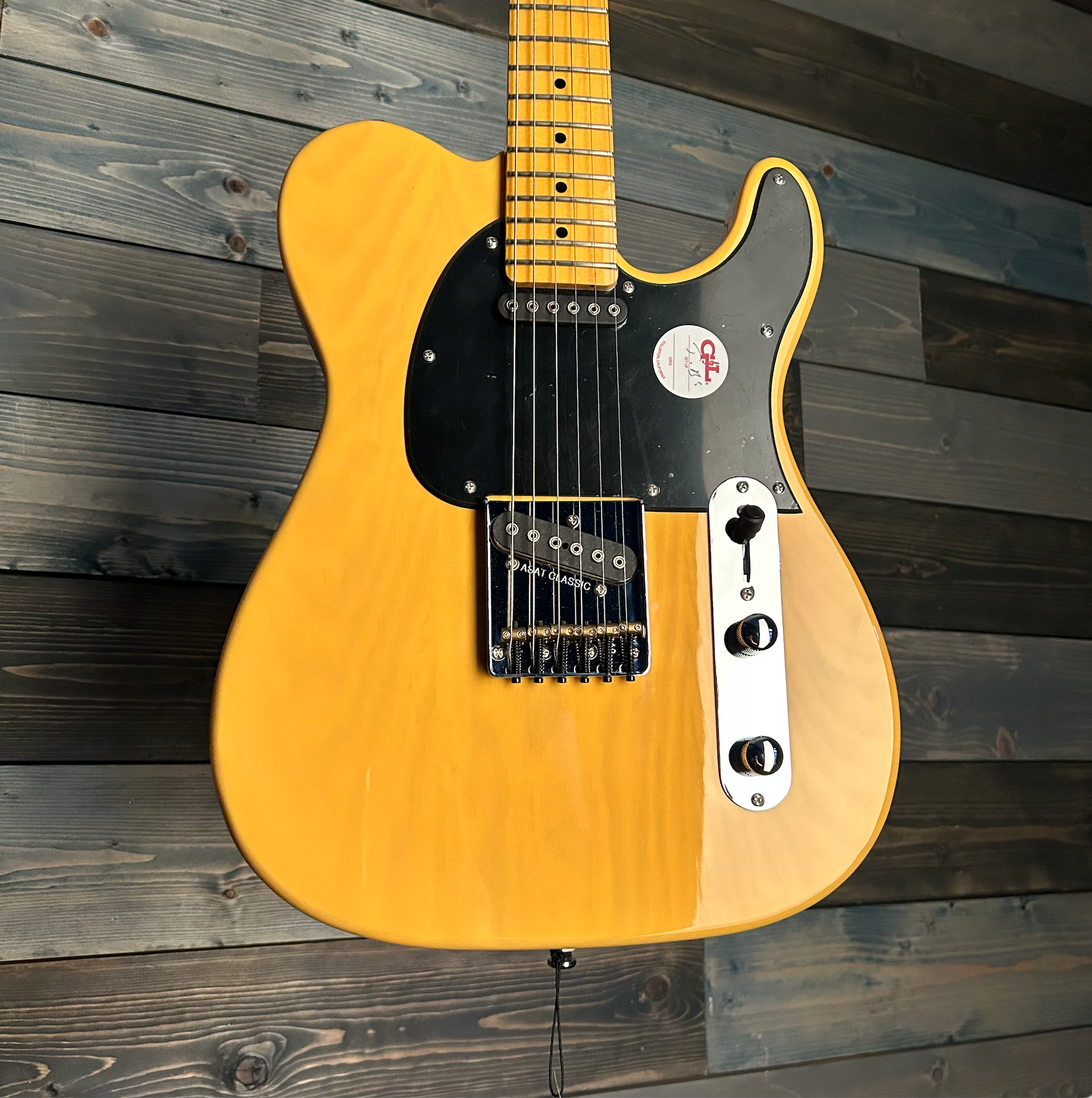 B-STOCK G&L ASAT Classic Tribute Series Electric - Butterscotch Blonde