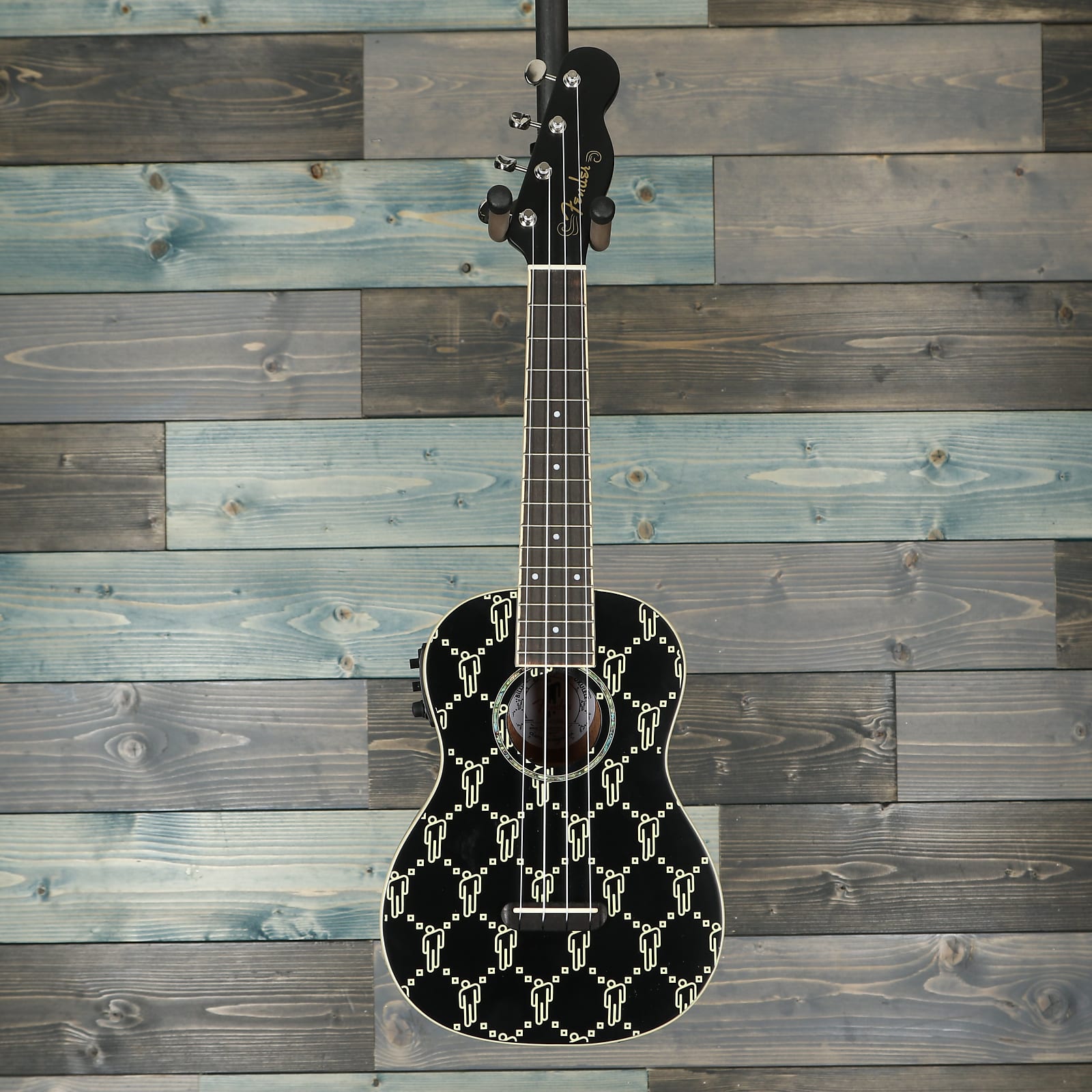 Fender Billie Eilish Uke, Walnut Fingerboard, Black