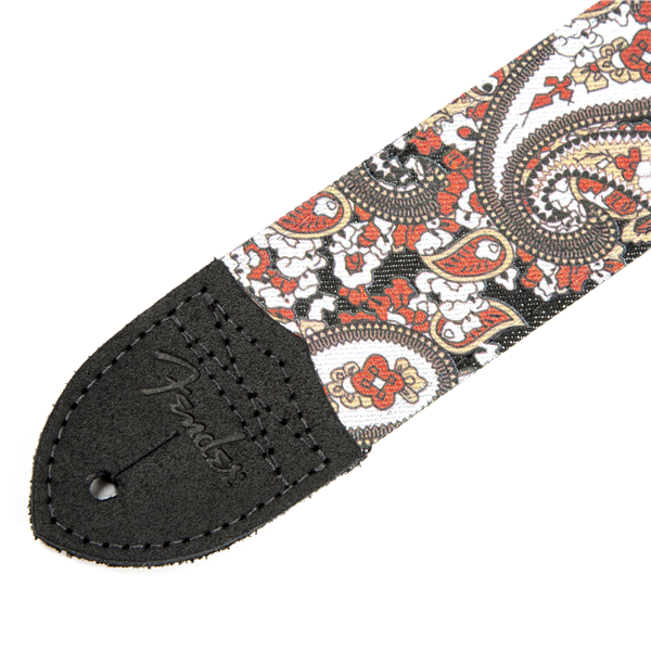 Fender Paisley Denim Strap, 2'' Red