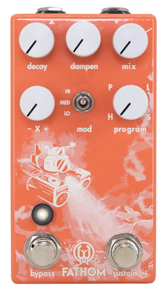 Walrus Audio Fathom Multi-Function Reverb Coral Series