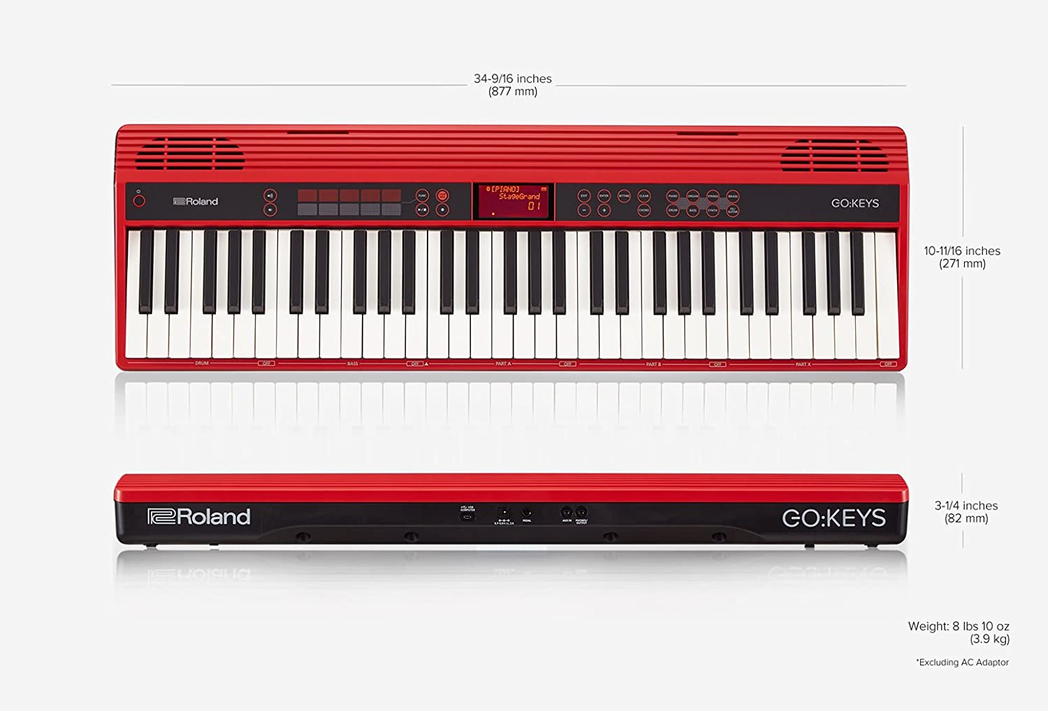 Roland GO:KEYS Music Creation Keyboard Synthesizer
