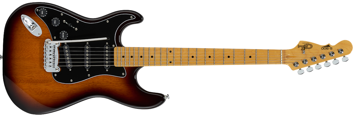 G&L Tribute S-500 Lefty Electric - Tobacco Burst