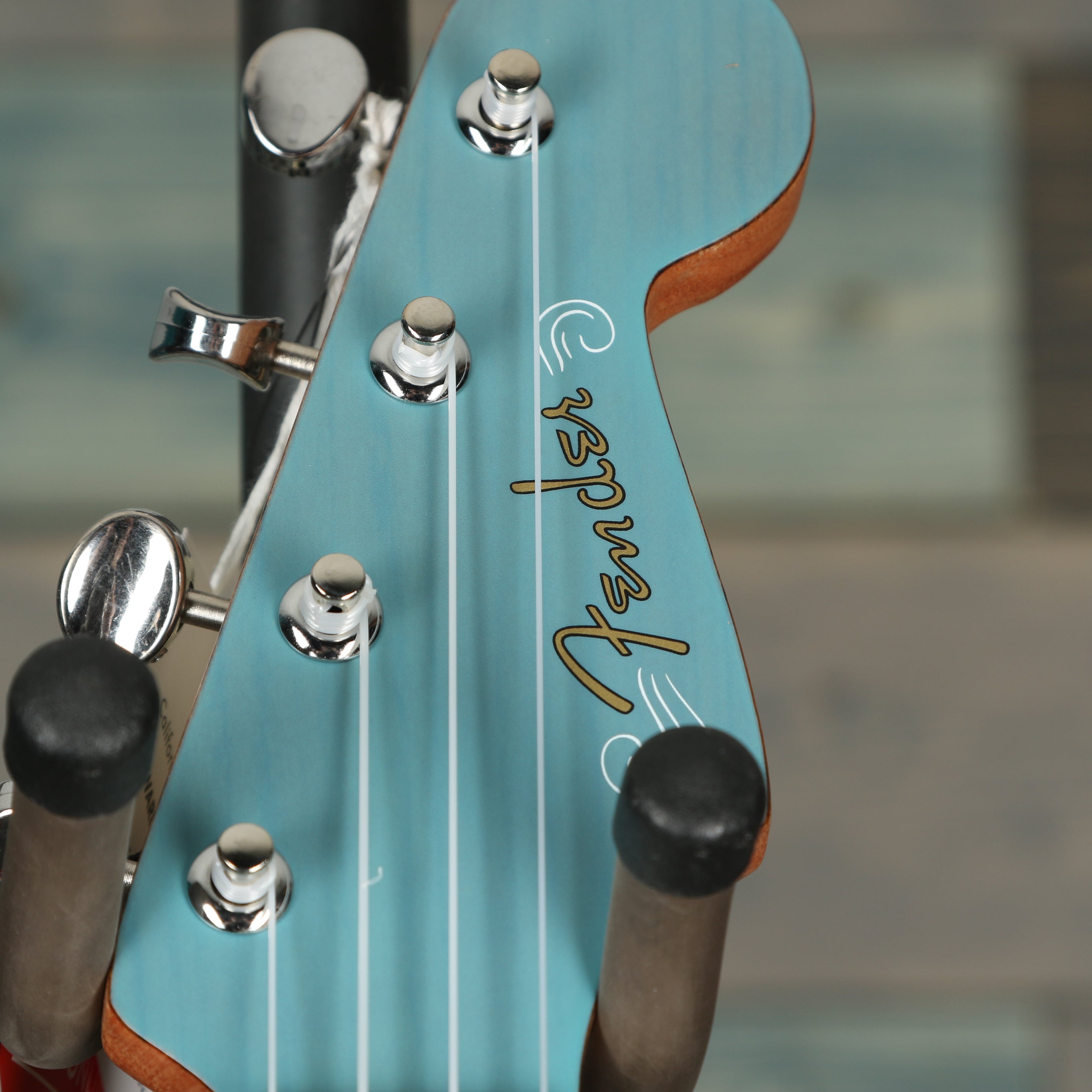 Fender Dani Harrison Uke, Walnut Fingerboard, Turquoise